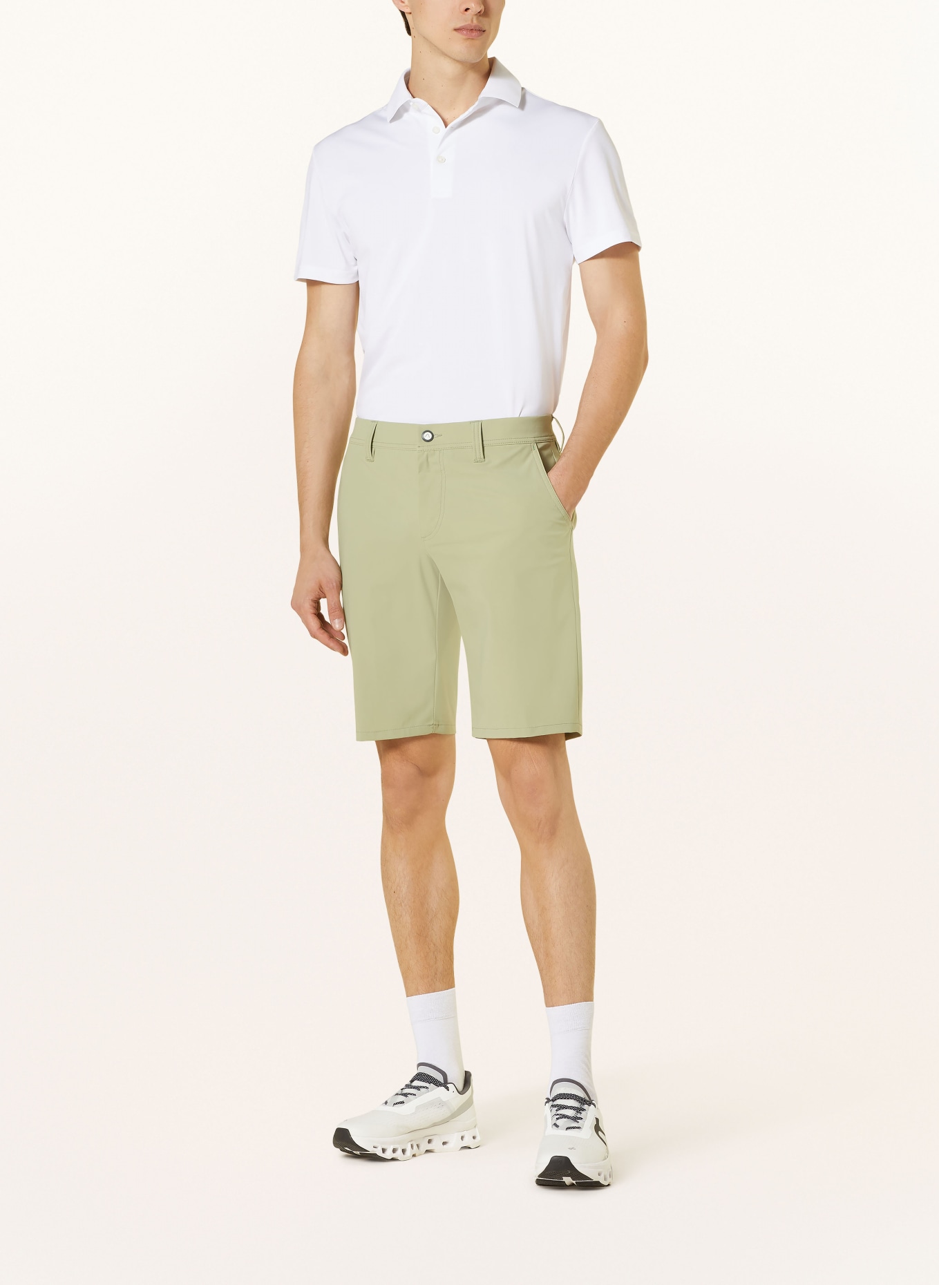 ALBERTO Golf shorts EARNIE, Color: LIGHT GREEN (Image 2)