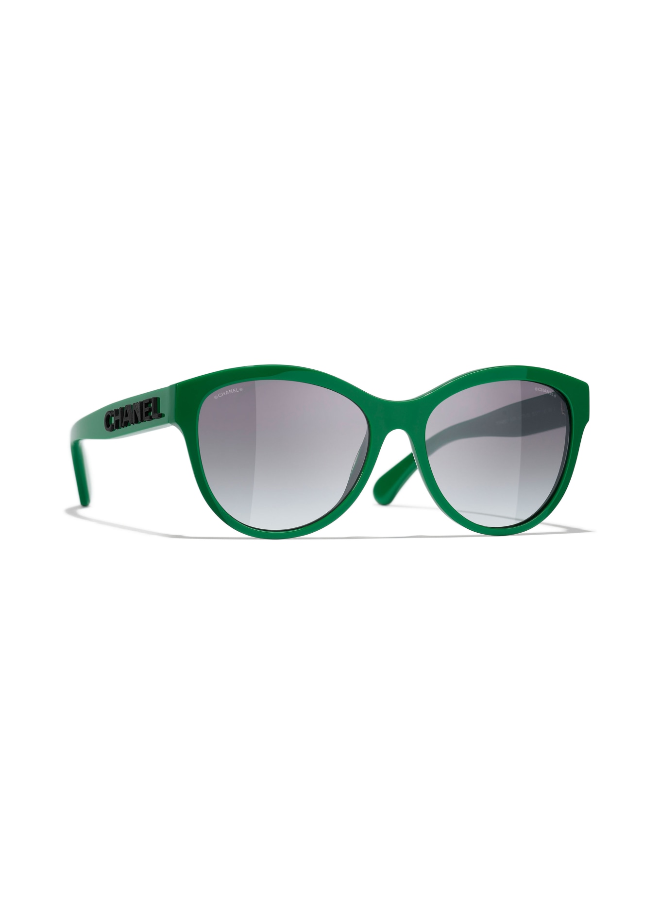 CHANEL Butterfly sunglasses: 1774S6 - GREEN/ GRAY GRADIENT