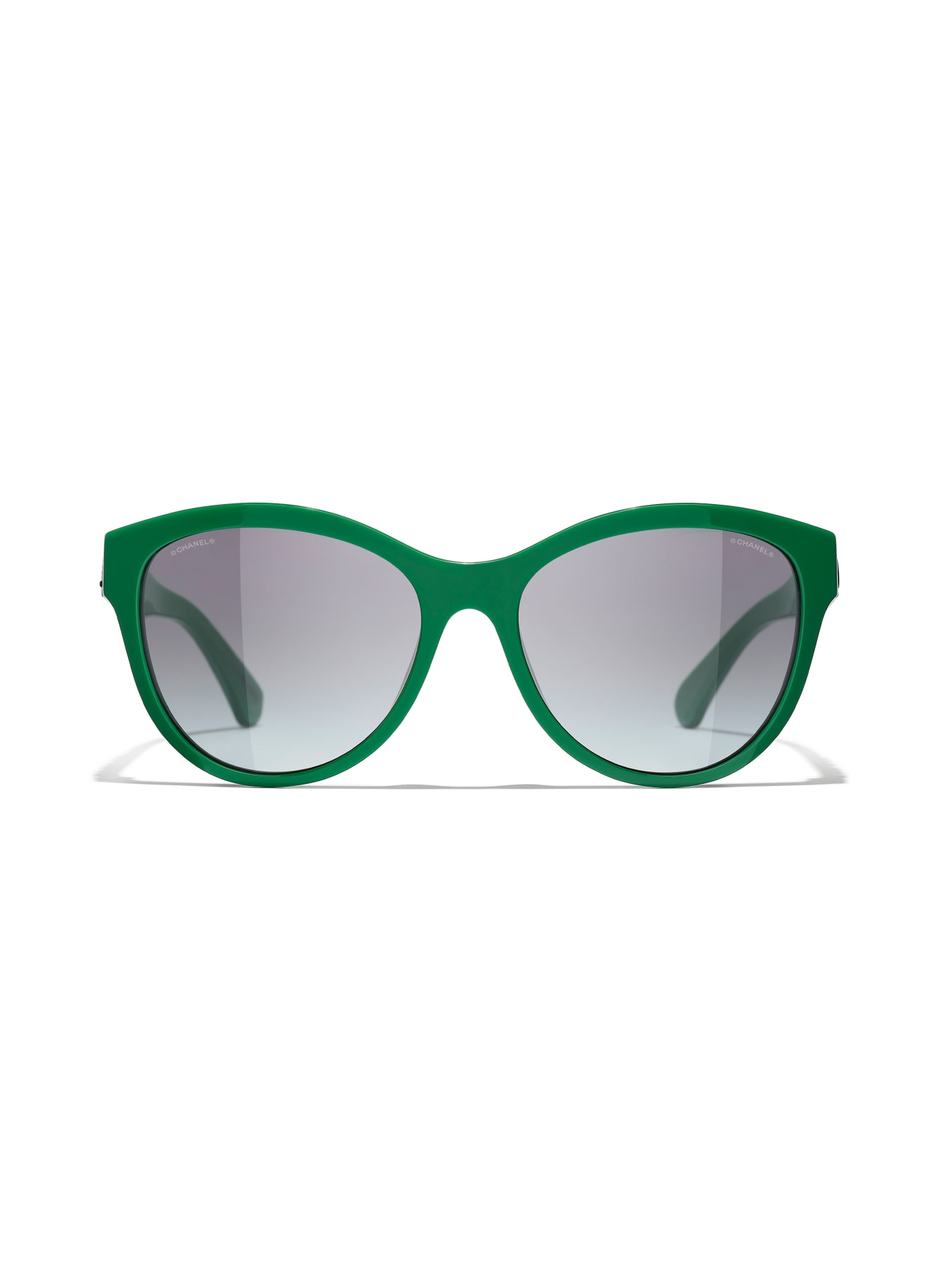 CHANEL Butterfly sunglasses: 1774S6 - GREEN/ GRAY GRADIENT