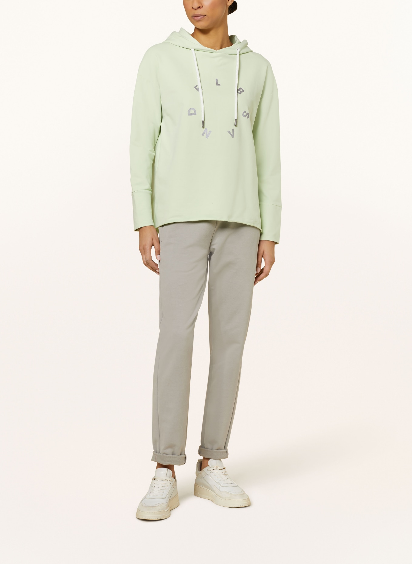 ELBSAND Hoodie DARIS: LIGHT GREEN