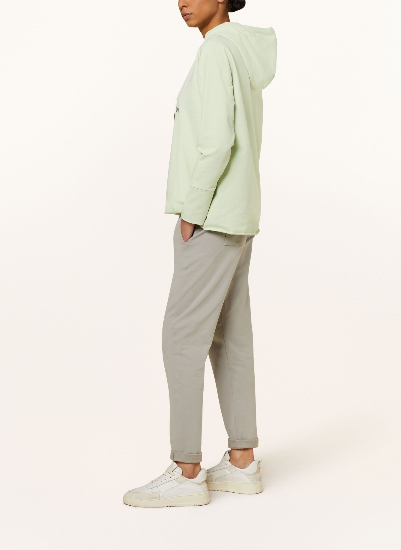 ELBSAND Hoodie DARIS: LIGHT GREEN