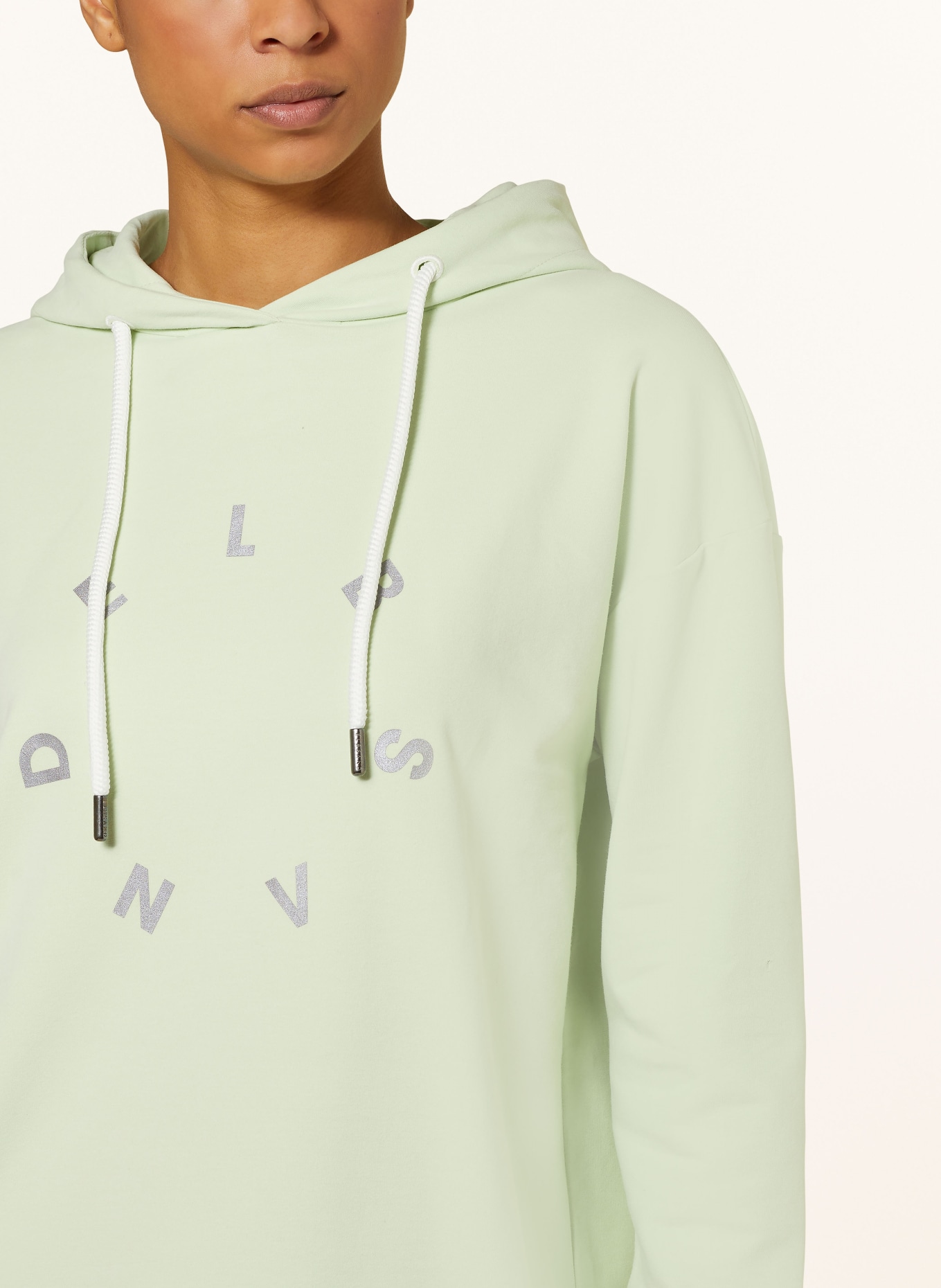 ELBSAND Hoodie DARIS: LIGHT GREEN