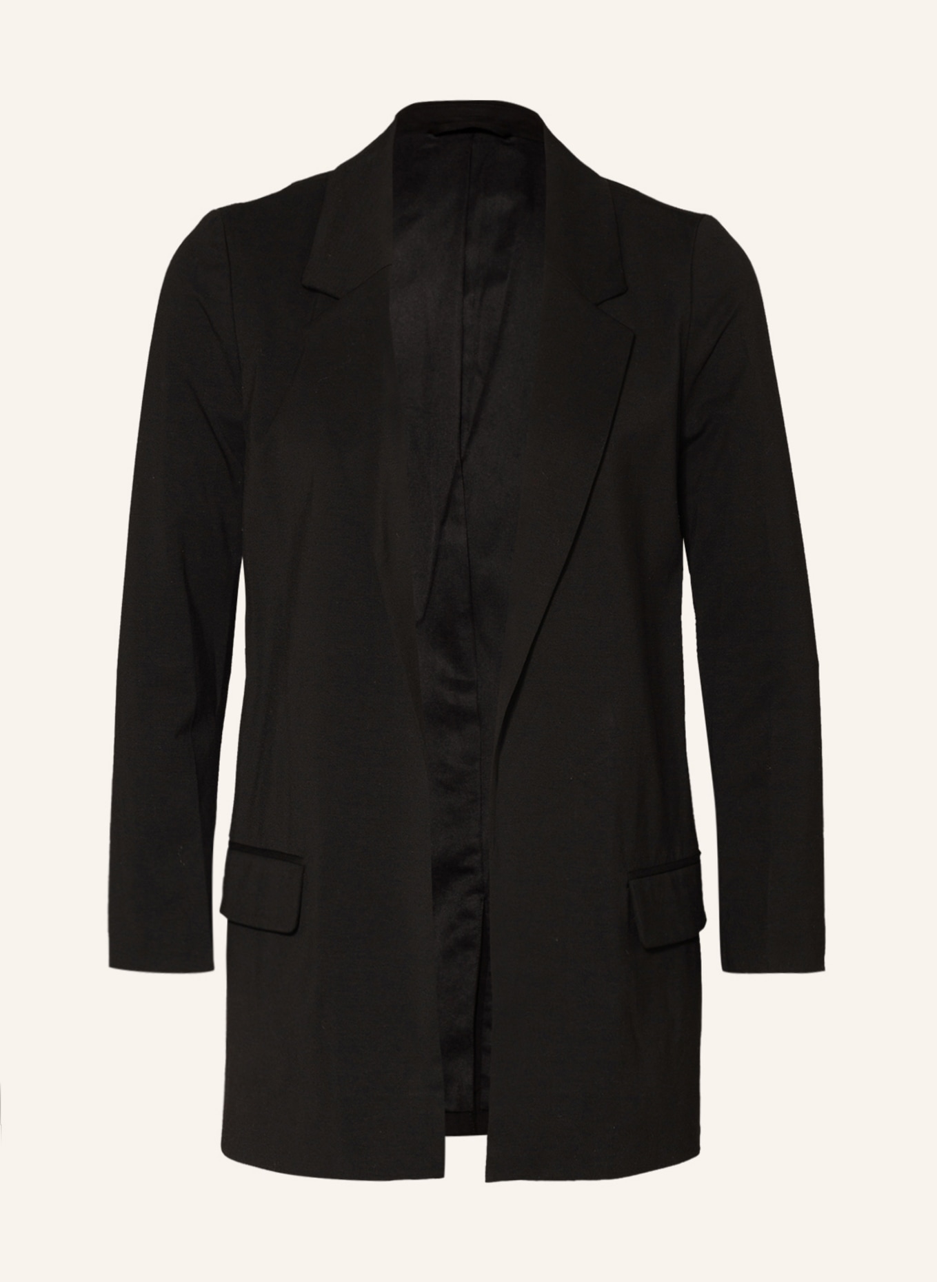 ALLSAINTS Jersey blazer ALEIDA with 3/4 sleeves, Color: BLACK (Image 1)