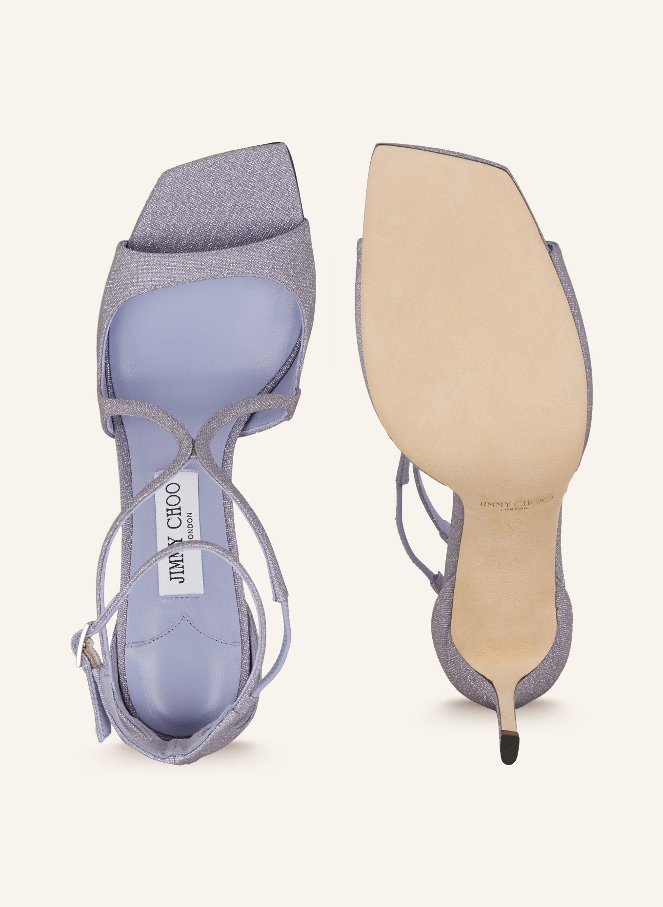 JIMMY CHOO Sandals AZIA 95, Color: PURPLE (Image 5)