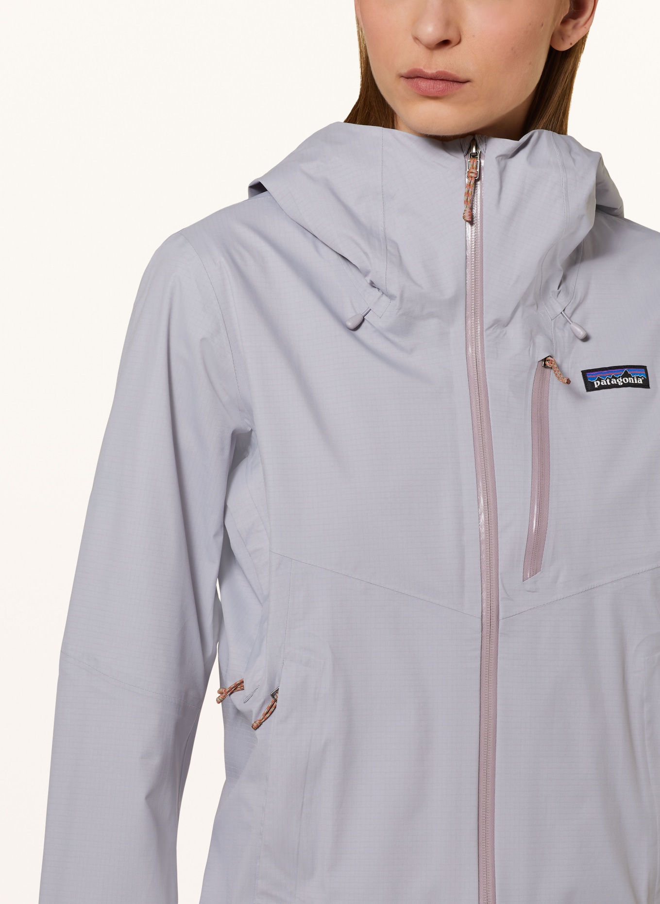 patagonia Outdoor jacket GRANITE CREST, Color: LIGHT GRAY (Image 5)