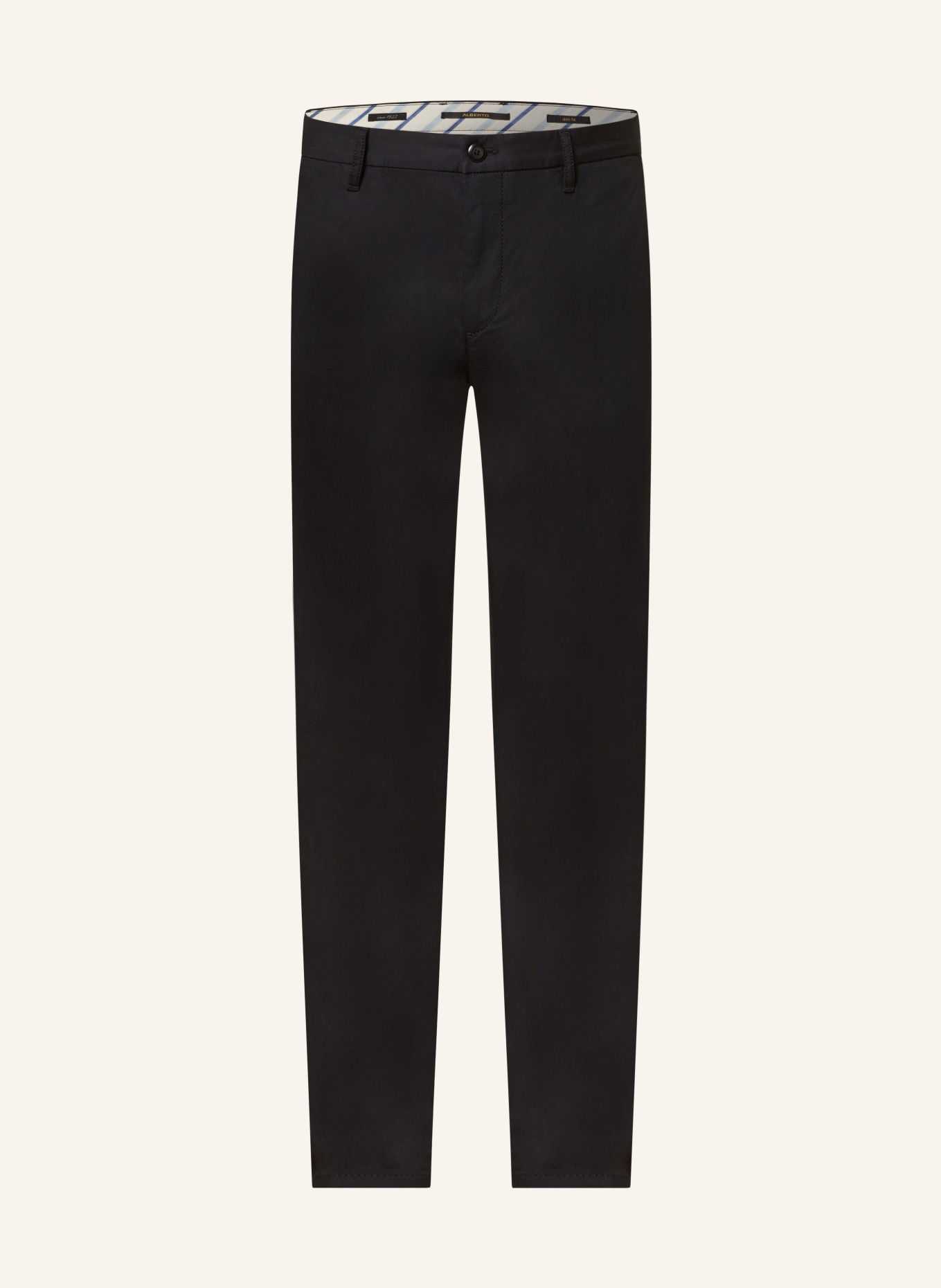 ALBERTO Chinosy ROB slim fit : GRANATOWY