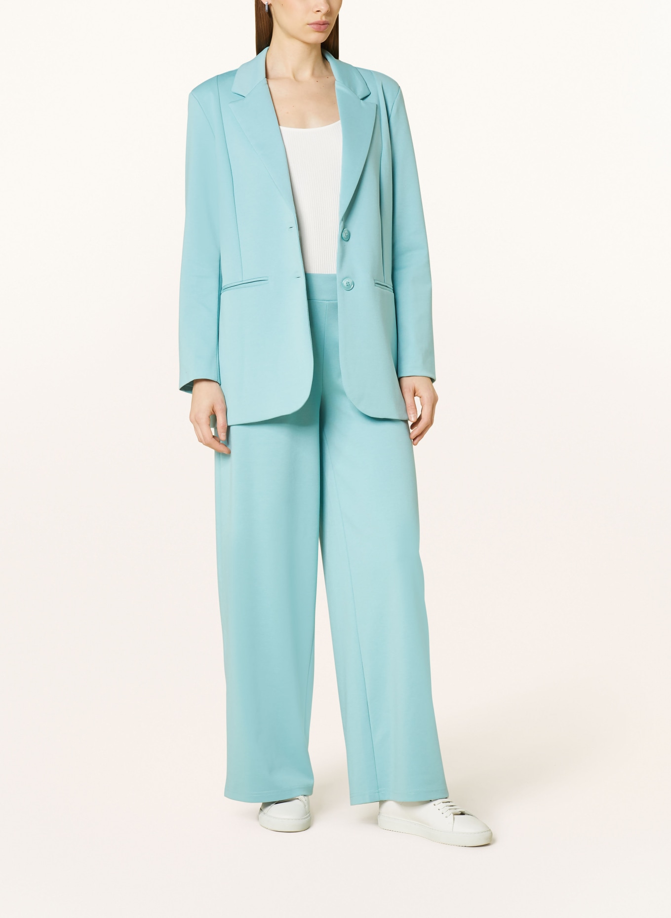 ICHI Jersey blazer IHSIMONSE, Color: TURQUOISE (Image 2)