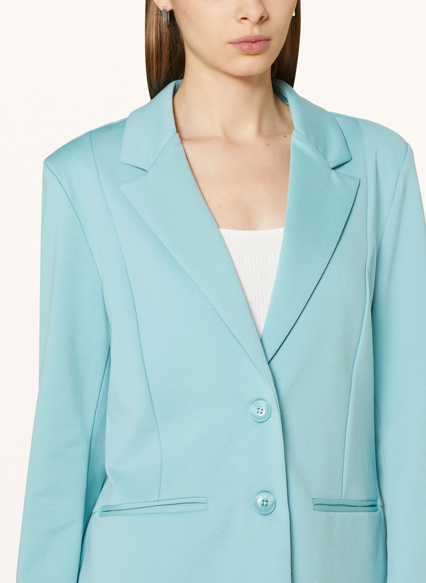 ICHI Jersey blazer IHSIMONSE, Color: TURQUOISE (Image 4)