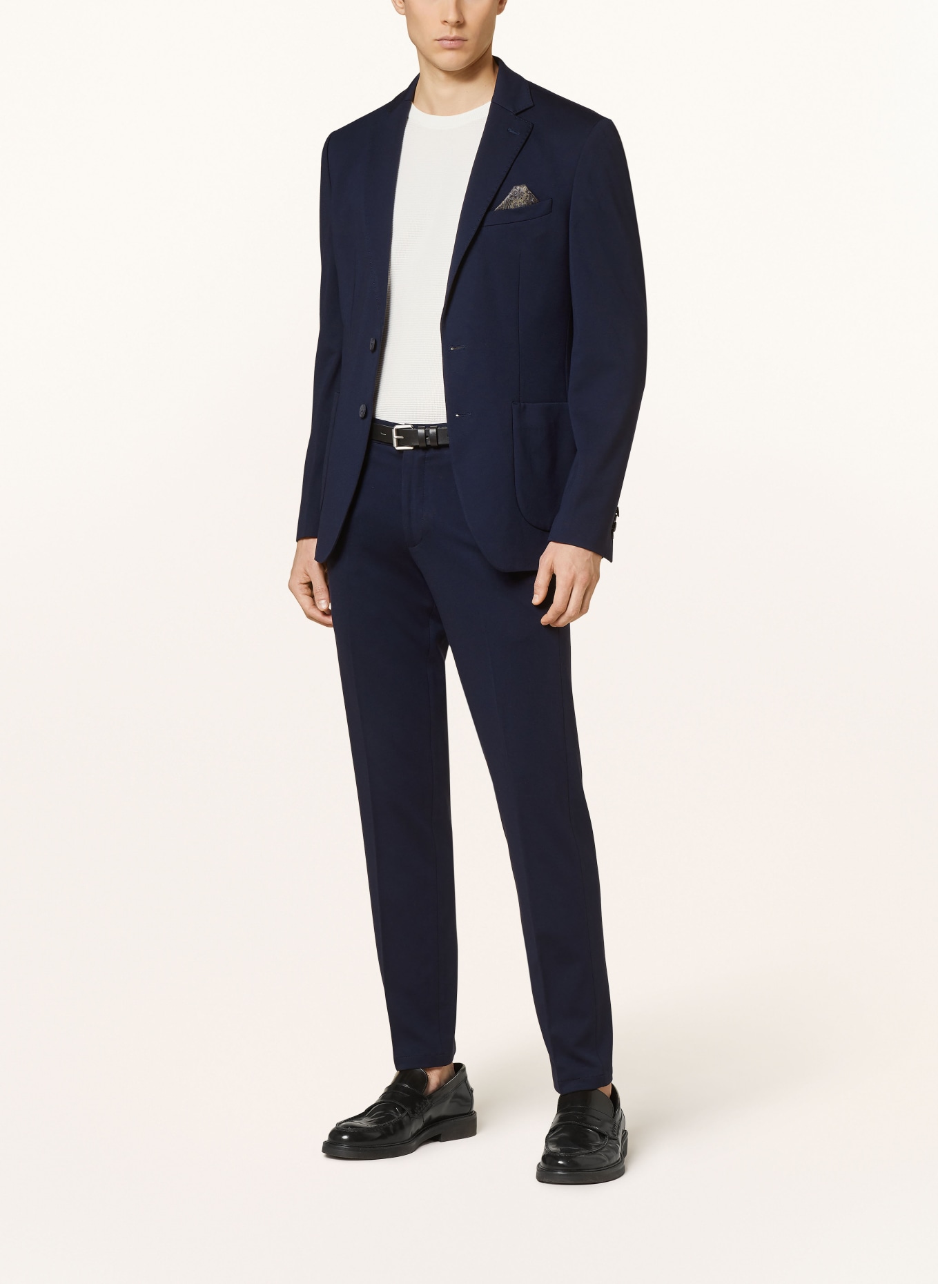 PAUL Suit trousers extra slim fit made of jersey, Color: DARK BLUE (Image 2)