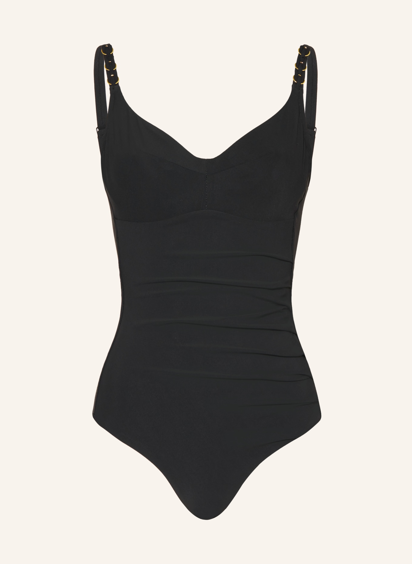 CHANTELLE Underwire swimsuit EMBLEM, Color: BLACK (Image 1)