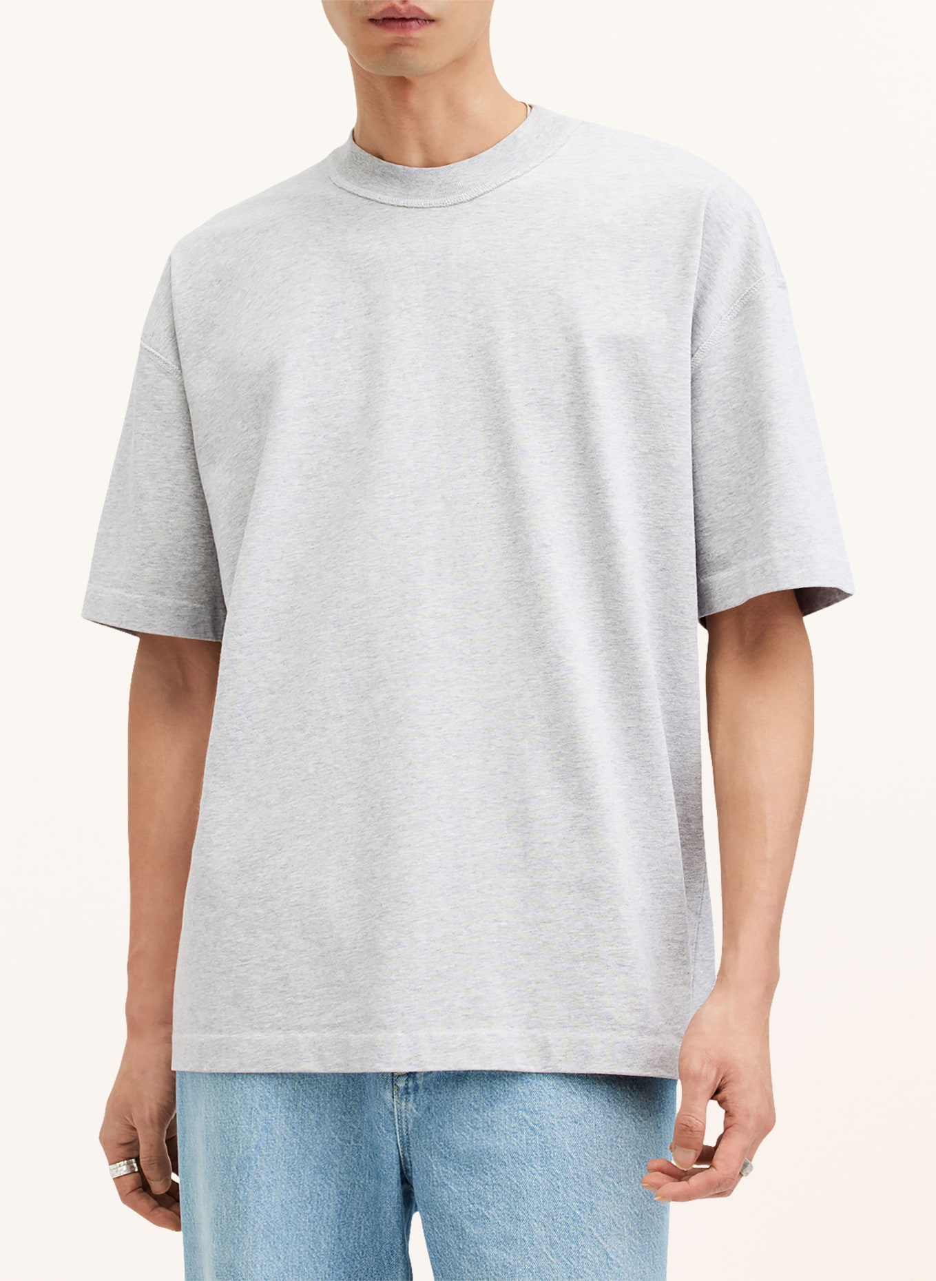 ALLSAINTS T-shirt ISAC, Color: GRAY (Image 4)