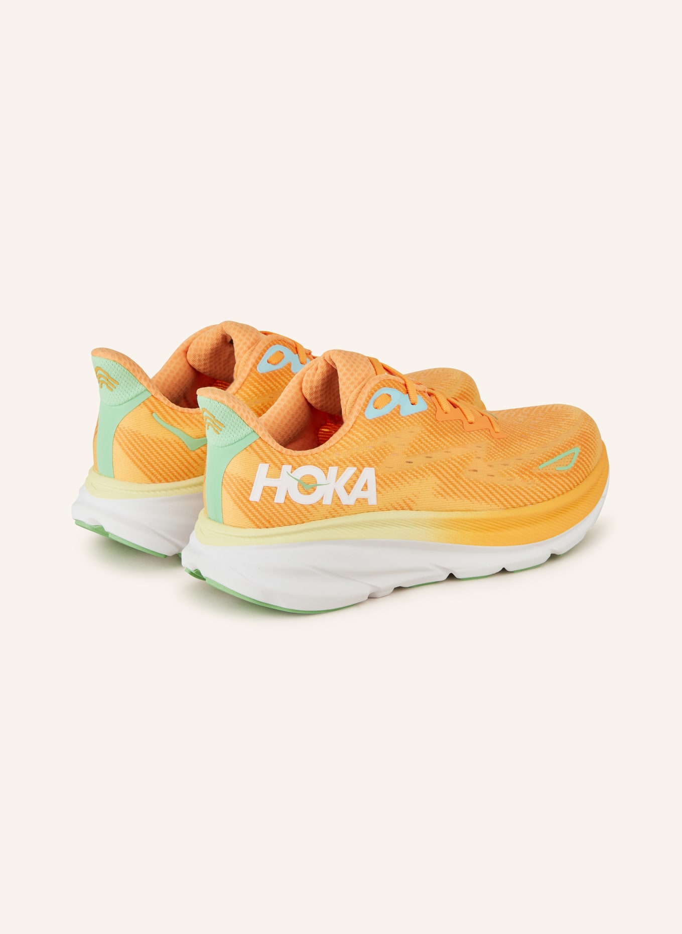 HOKA Running shoes CLIFTON 9, Color: ORANGE (Image 2)