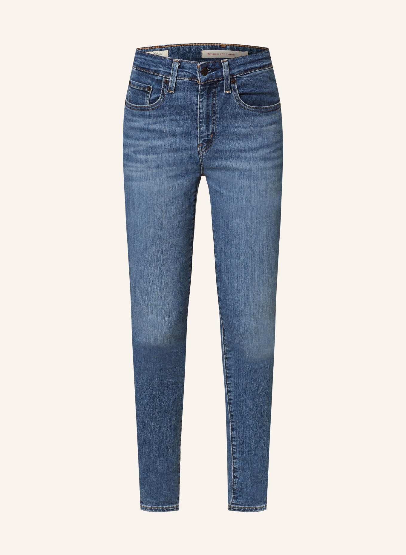 Levi's® Skinny Jeans 721 HIGH RISE SKINNY, Farbe: 95 Med Indigo - Worn In (Bild 1)