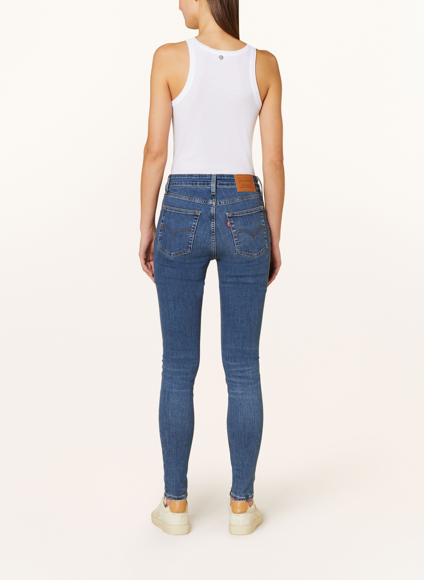 Levi's® Skinny Jeans 721 HIGH RISE SKINNY, Farbe: 95 Med Indigo - Worn In (Bild 3)