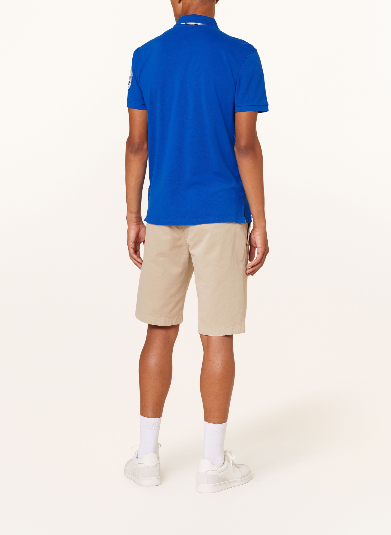 NAPAPIJRI Piqué polo shirt E-AMUNDSEN, Color: BLUE (Image 3)