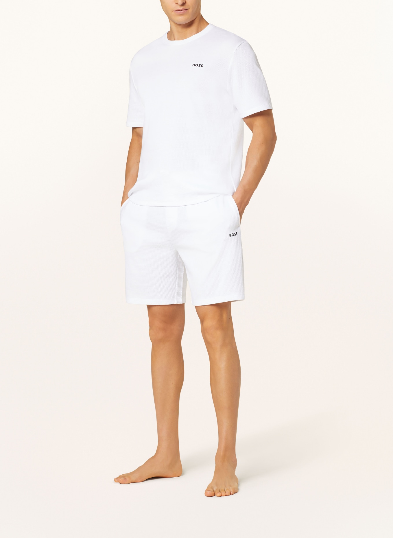BOSS Lounge shorts, Color: WHITE (Image 2)