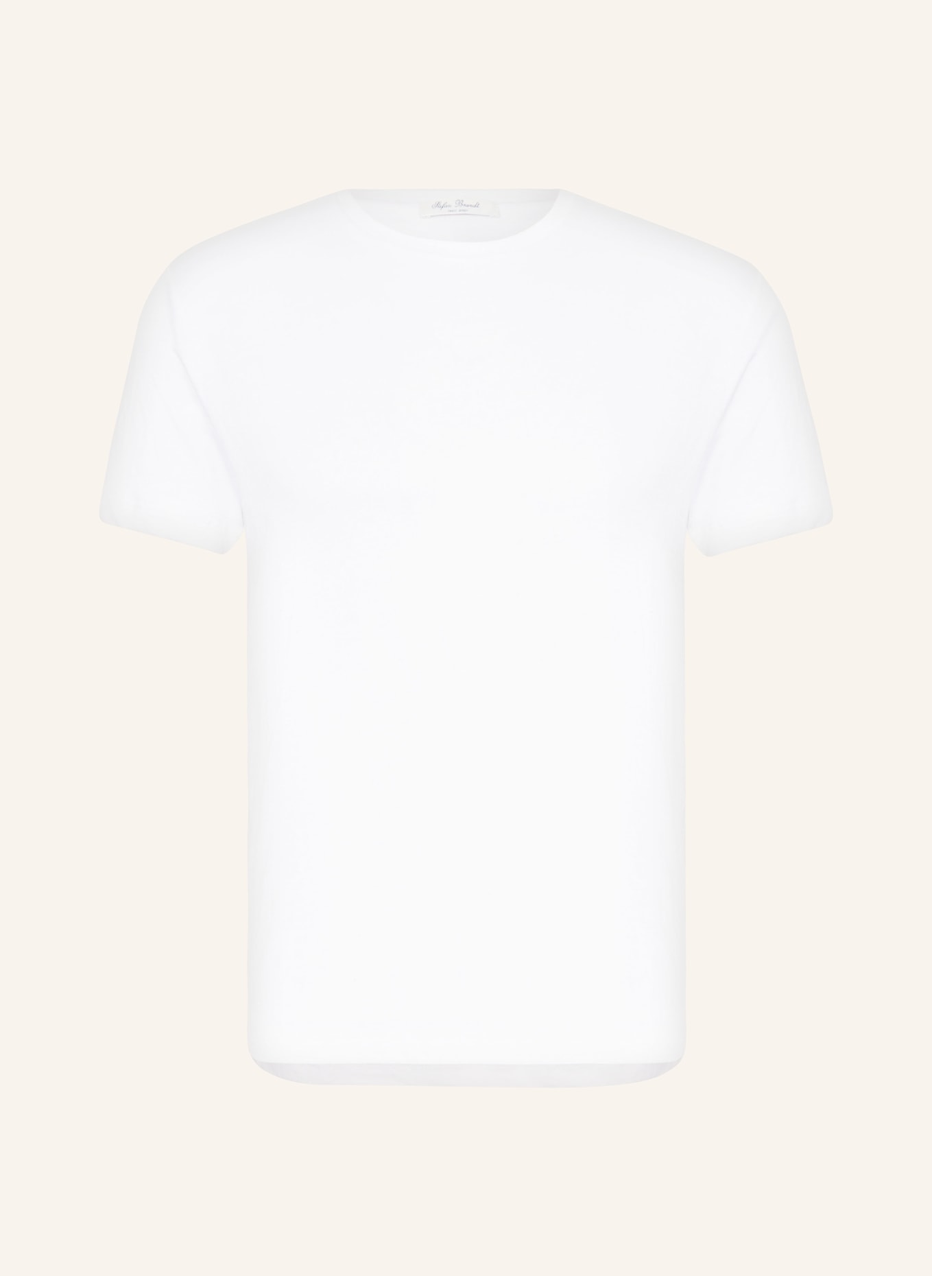 Stefan Brandt T-shirt z lnu, Kolor: BIAŁY (Obrazek 1)