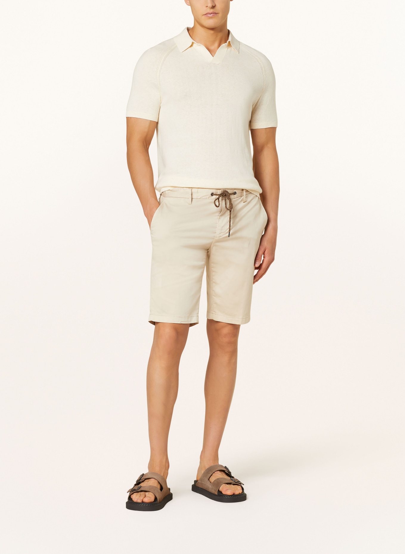 ALBERTO Shorts JUMP slim fit, Color: BEIGE (Image 2)