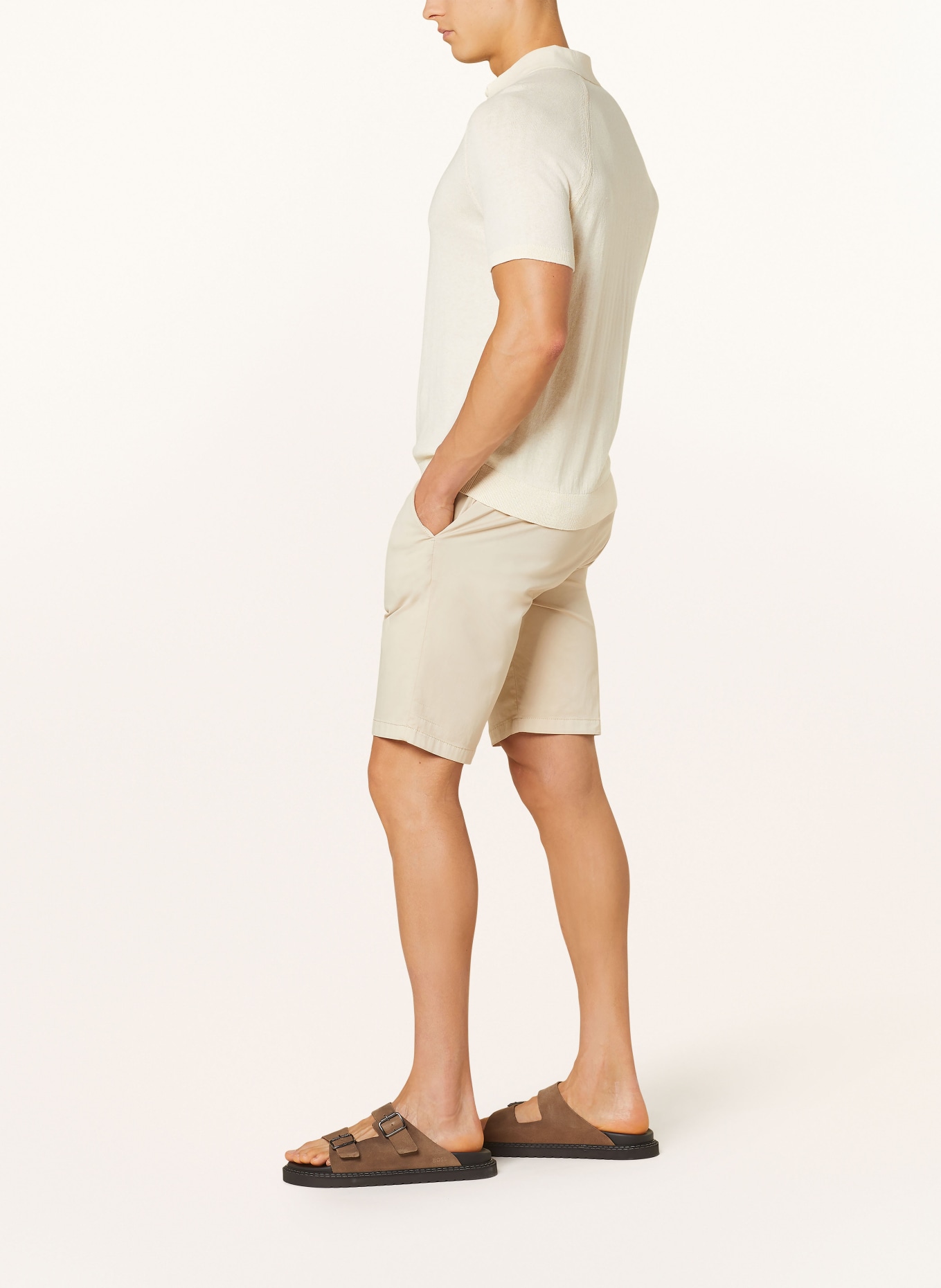 ALBERTO Shorts JUMP slim fit, Color: BEIGE (Image 4)