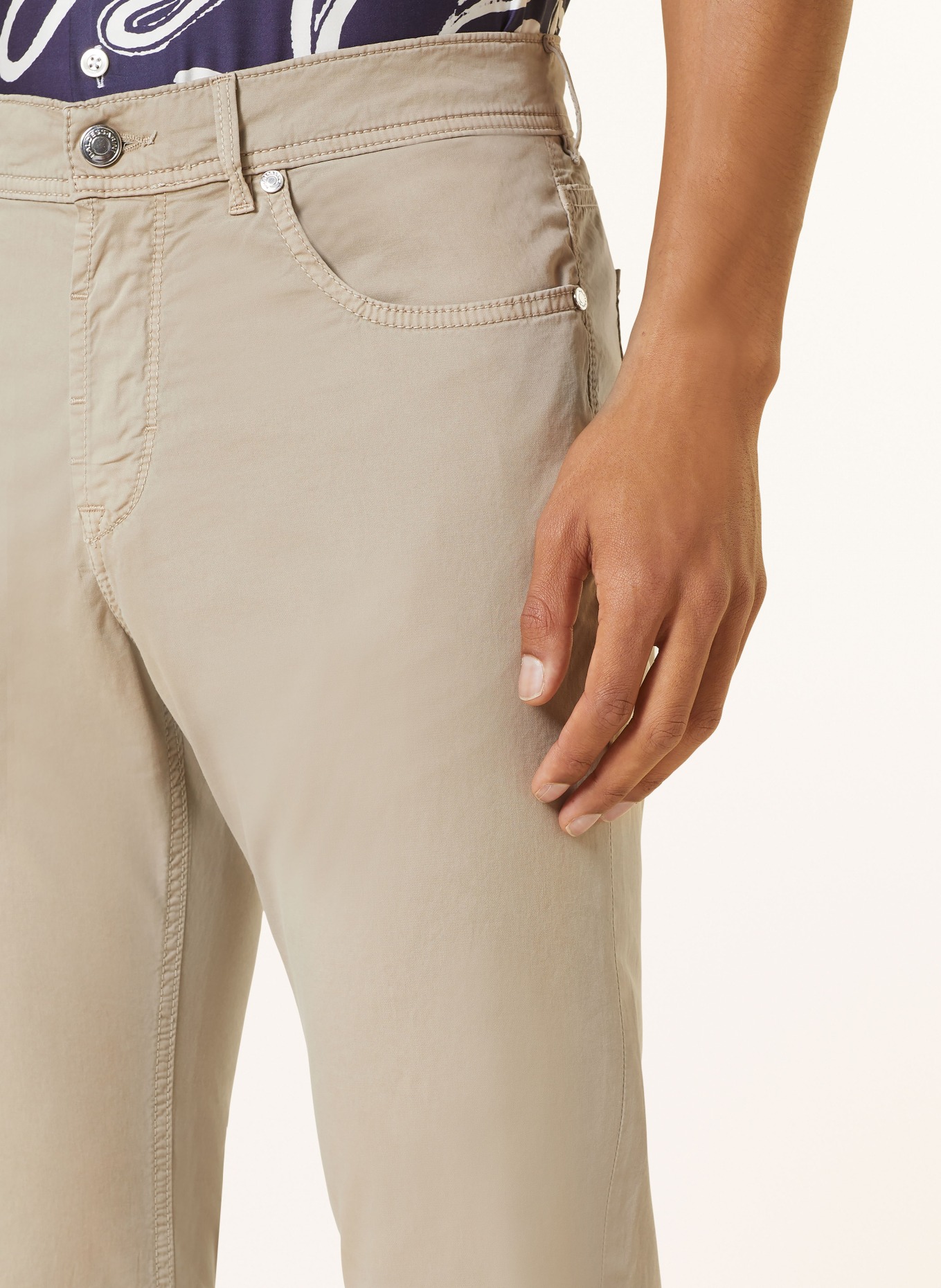BALDESSARINI Trousers regular fit, Color: LIGHT GRAY (Image 5)