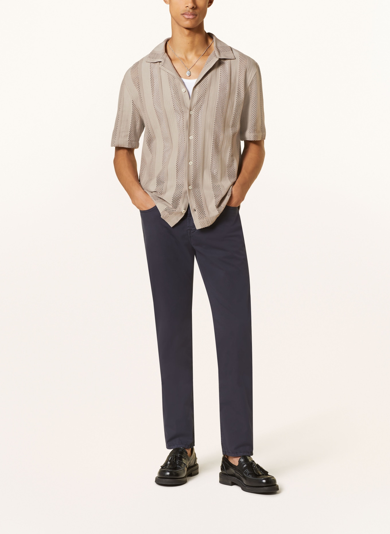BALDESSARINI Spodnie regular fit, Kolor: GRANATOWY (Obrazek 2)
