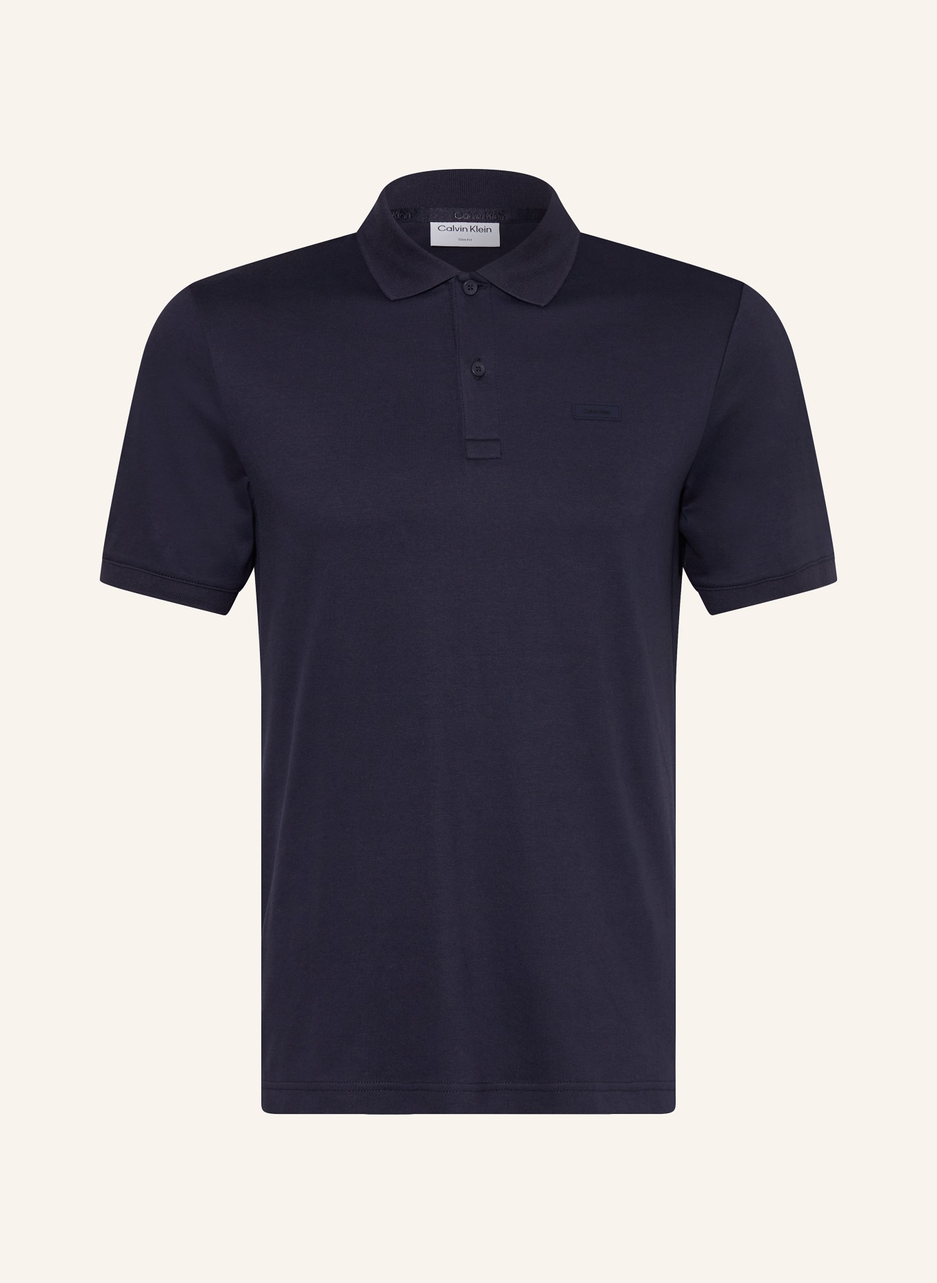 Calvin Klein Jersey-Poloshirt Slim Fit, Farbe: DUNKELBLAU (Bild 1)