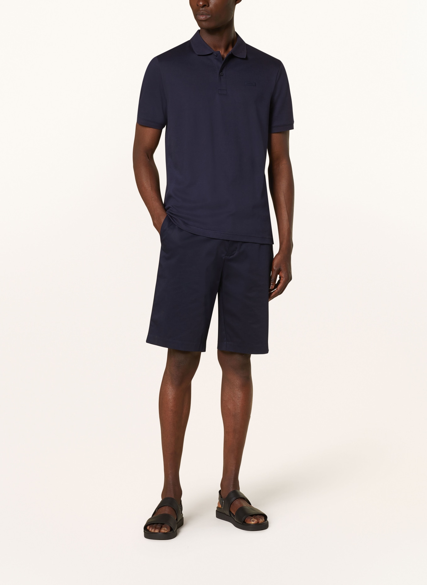 Calvin Klein Jersey-Poloshirt Slim Fit, Farbe: DUNKELBLAU (Bild 2)