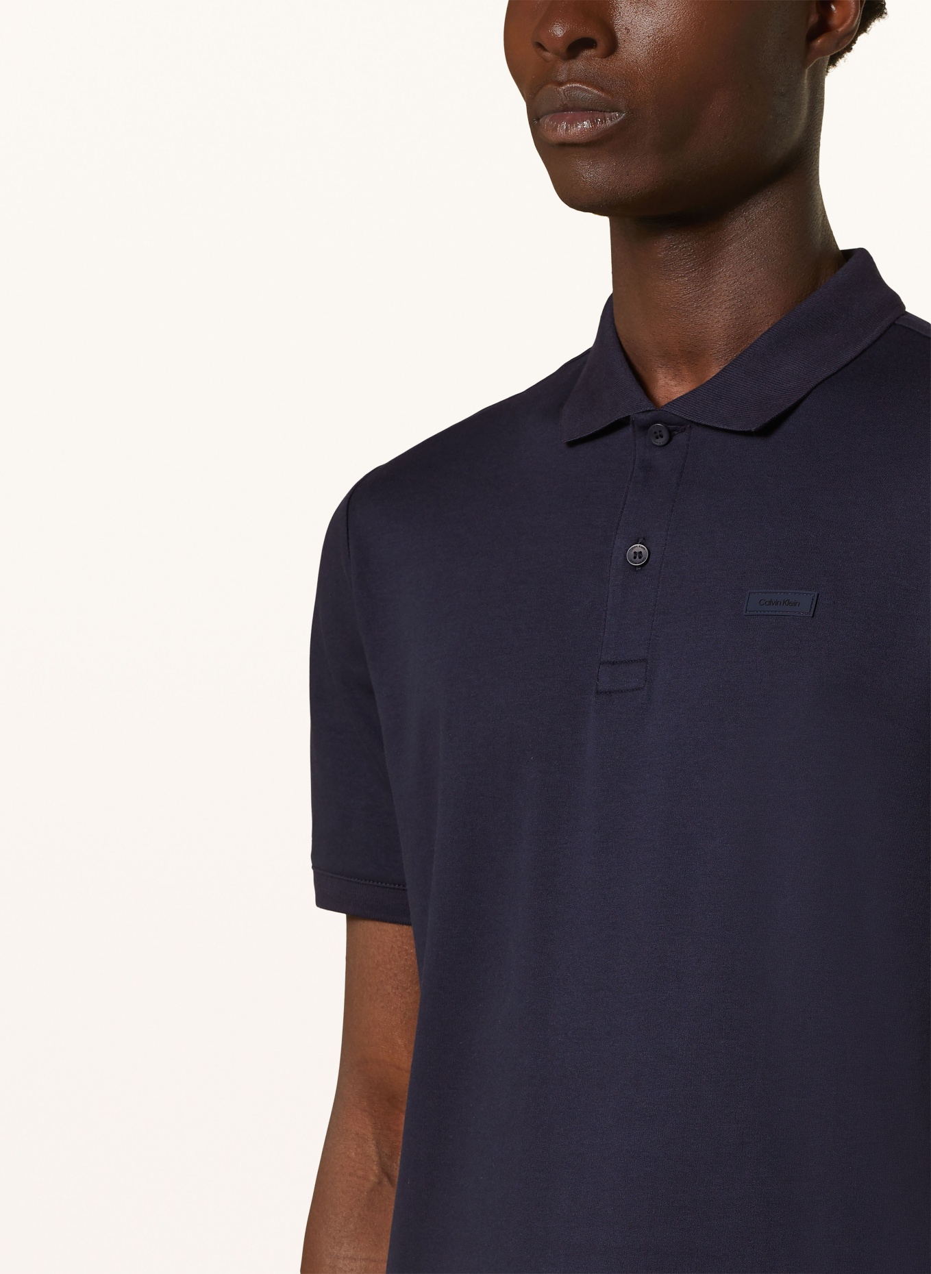 Calvin Klein Jersey-Poloshirt Slim Fit, Farbe: DUNKELBLAU (Bild 4)