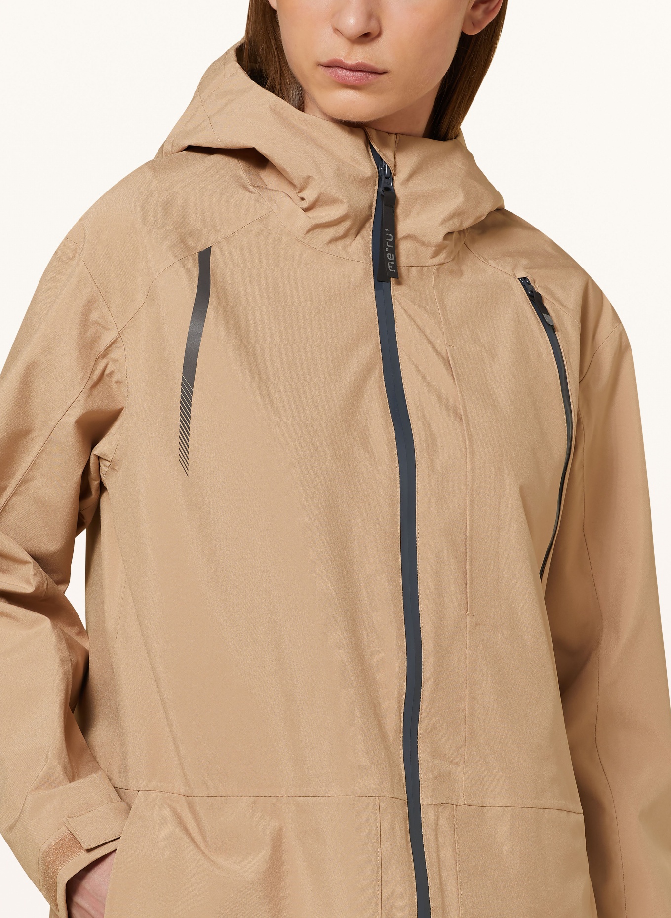 me°ru' Outdoor jacket JULIACA, Color: LIGHT BROWN (Image 5)