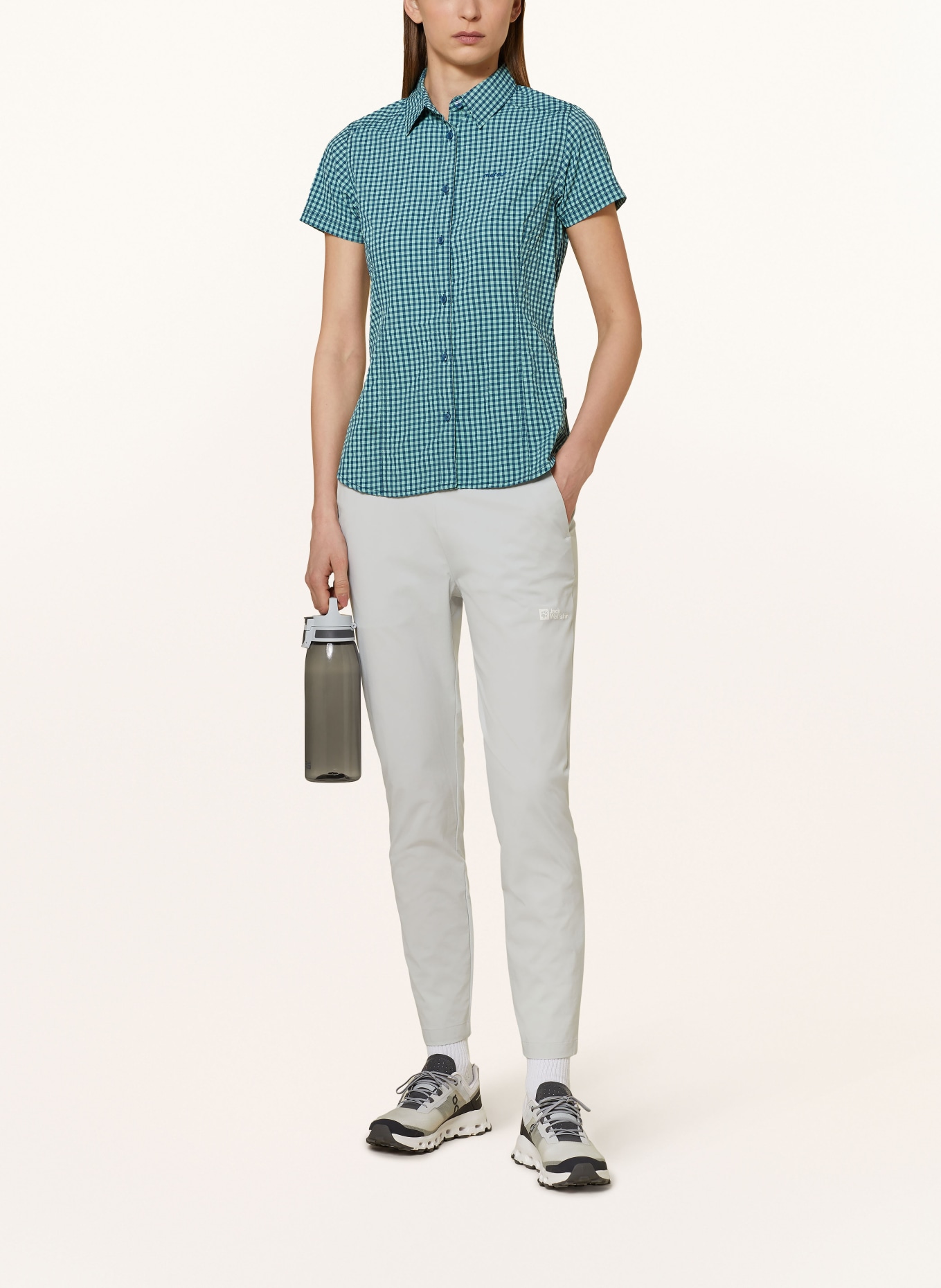 me°ru' Outdoor blouse OTTA, Color: MINT/ BLUE (Image 2)