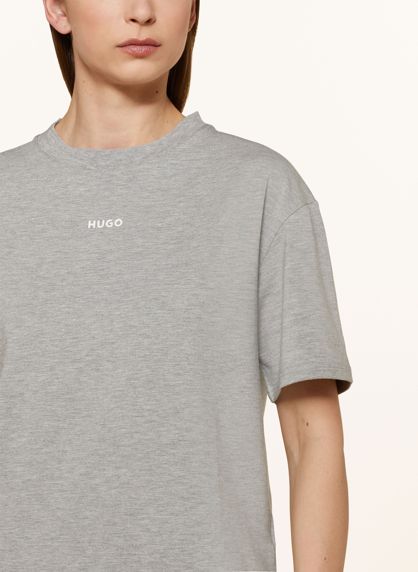 HUGO Lounge-Shirt SHUFFLE, Farbe: GRAU (Bild 4)