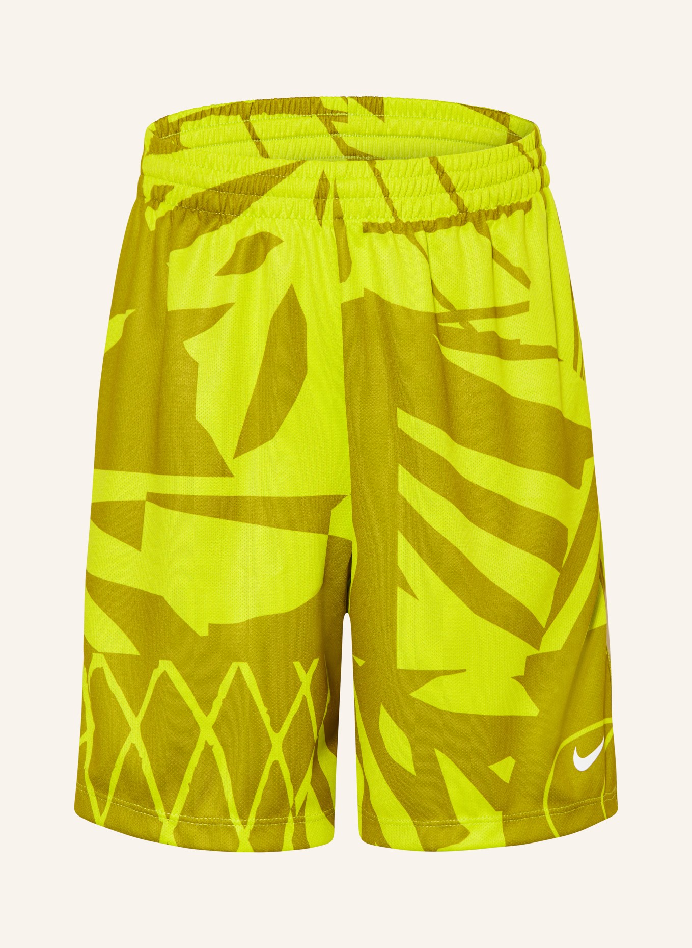 Nike Trainingsshorts DRI-FIT, Farbe: OLIV/ HELLGRÜN (Bild 1)