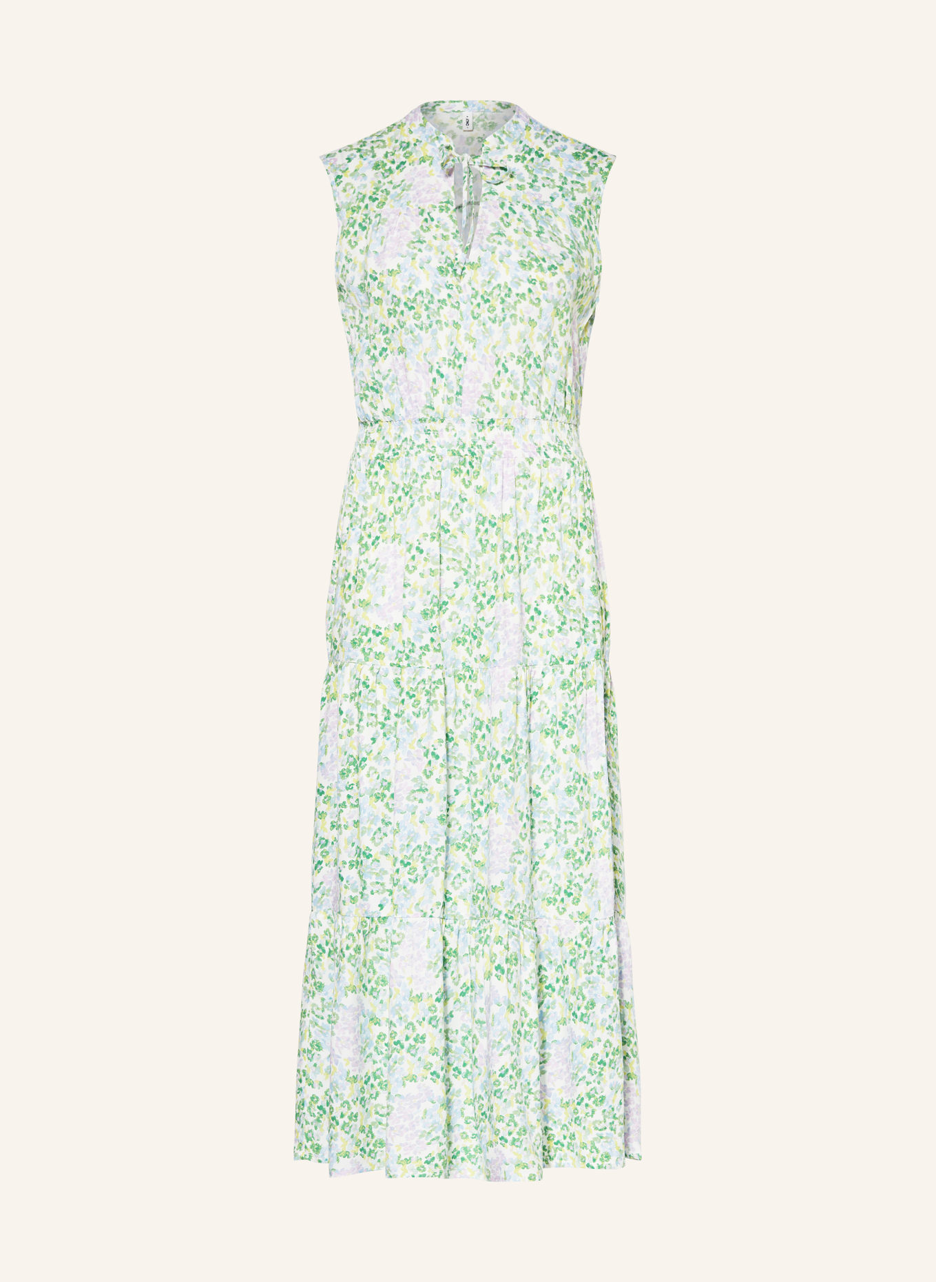ONLY Kleid, Farbe: HELLGRÜN/ WEISS (Bild 1)
