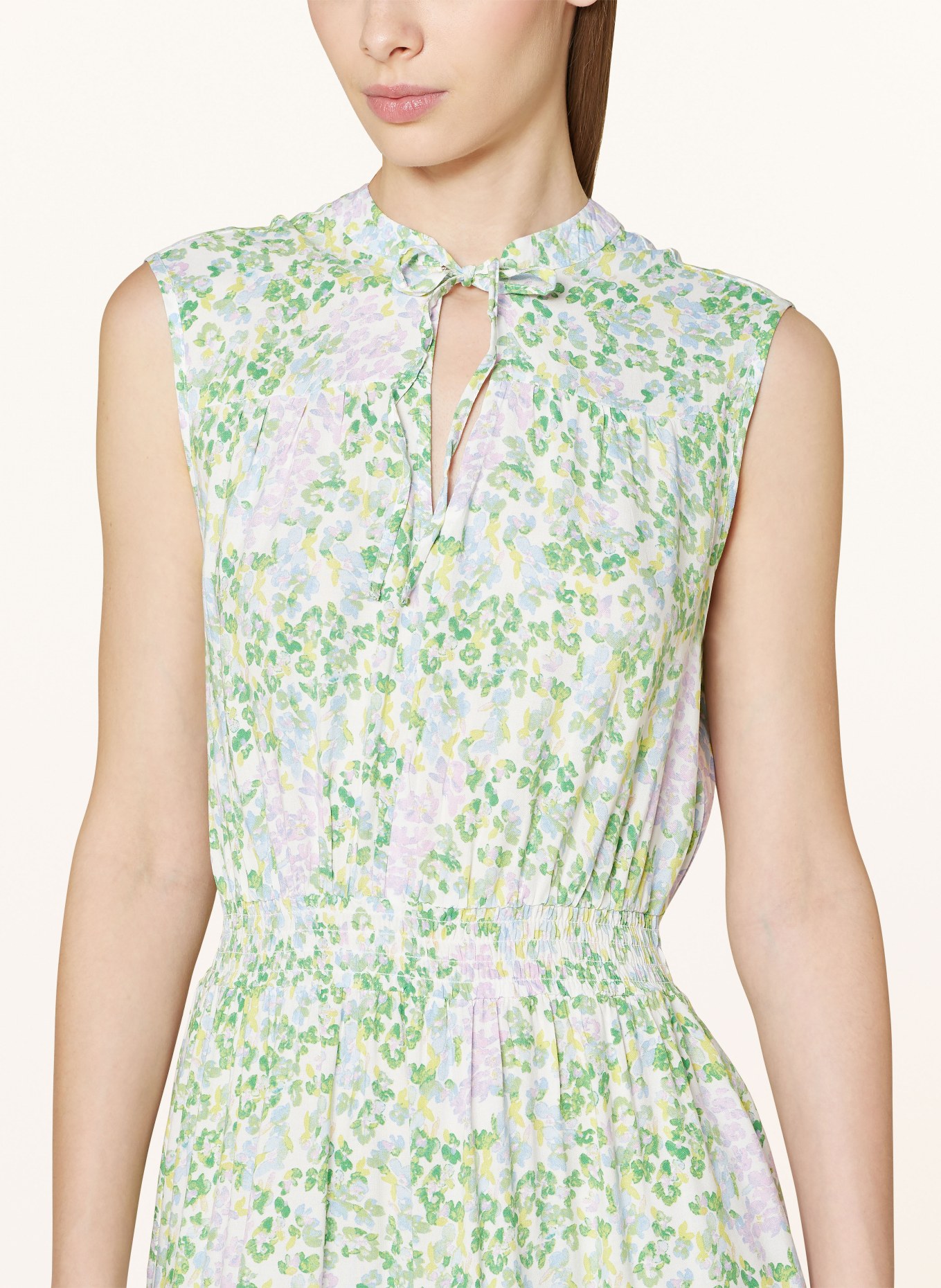 ONLY Kleid, Farbe: HELLGRÜN/ WEISS (Bild 4)