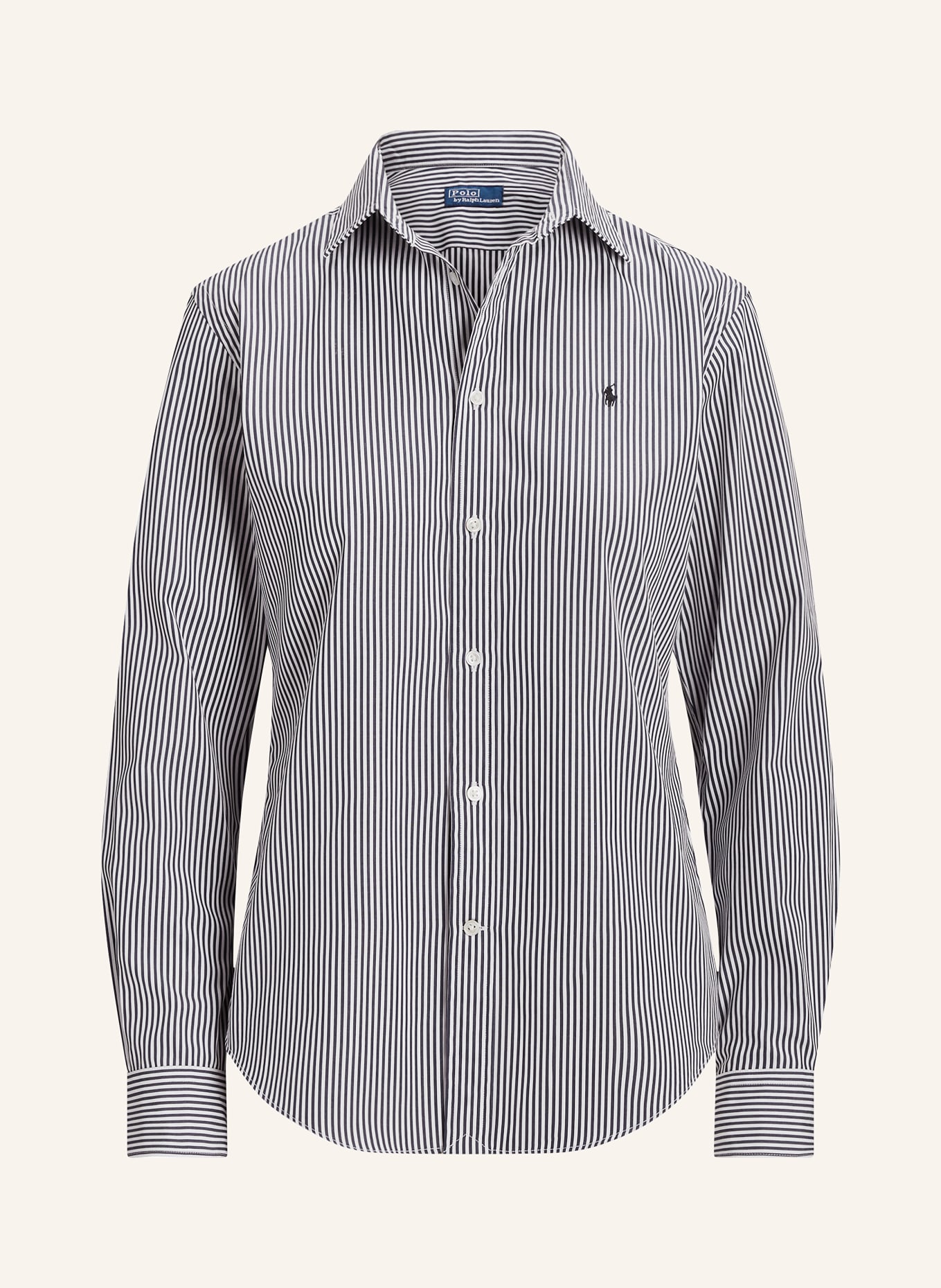 POLO RALPH LAUREN Shirt blouse, Color: BLACK/ WHITE (Image 1)