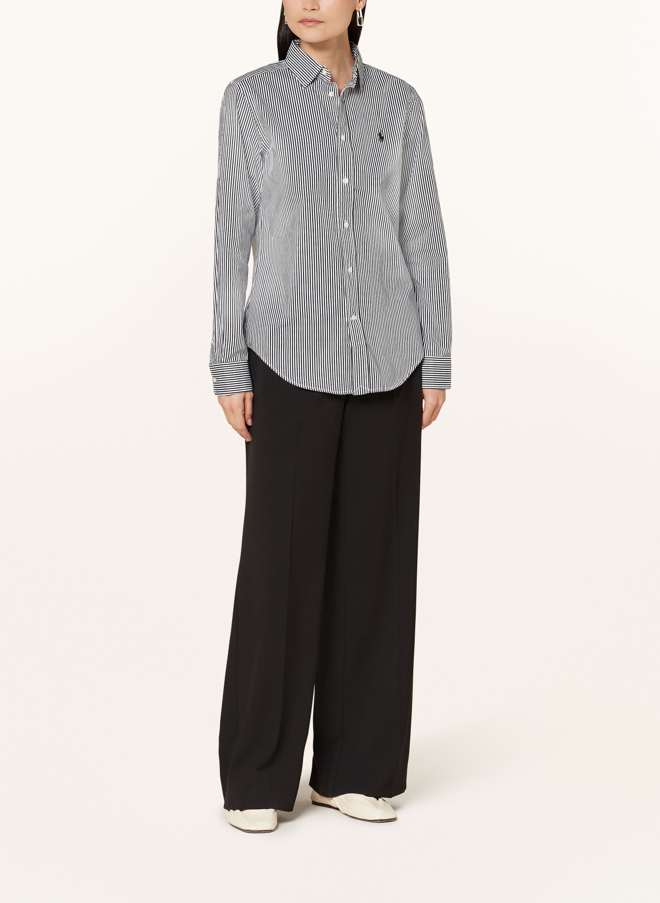 POLO RALPH LAUREN Shirt blouse, Color: BLACK/ WHITE (Image 2)