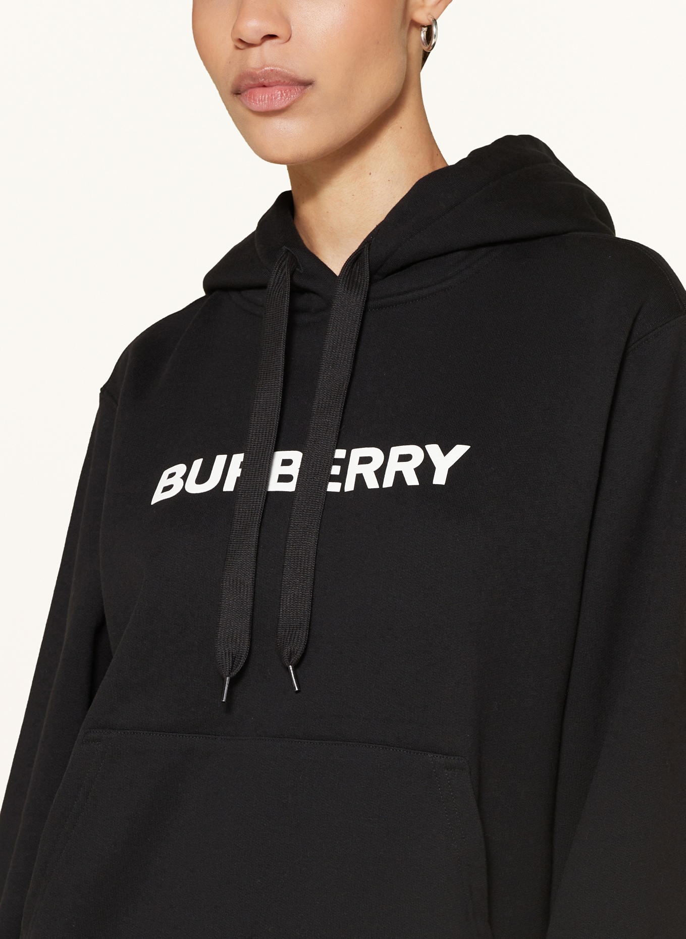 BURBERRY Hoodie, Color: BLACK/ WHITE (Image 5)