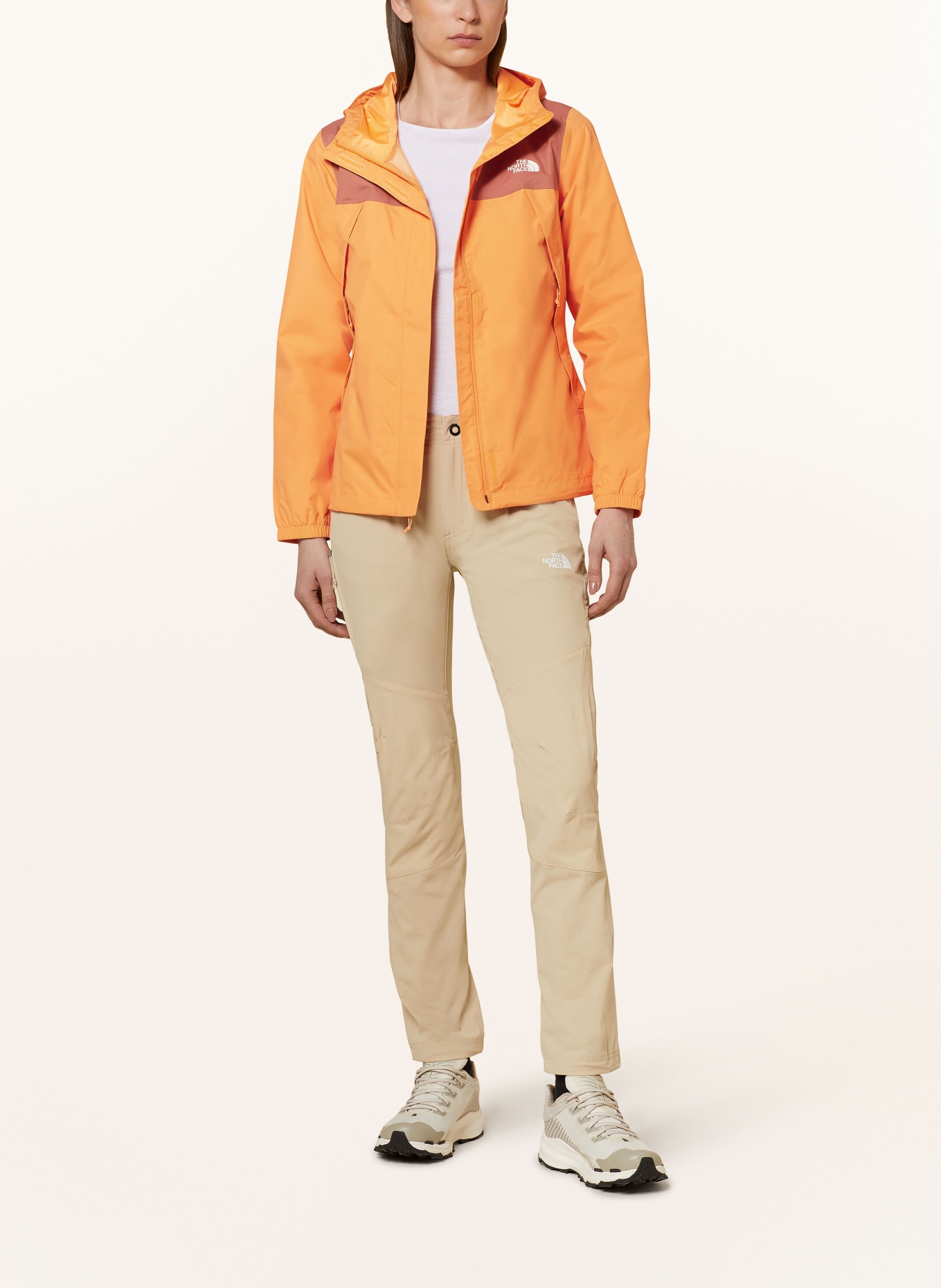 THE NORTH FACE Outdoor jacket ANTORA, Color: LIGHT ORANGE/ ROSE (Image 2)
