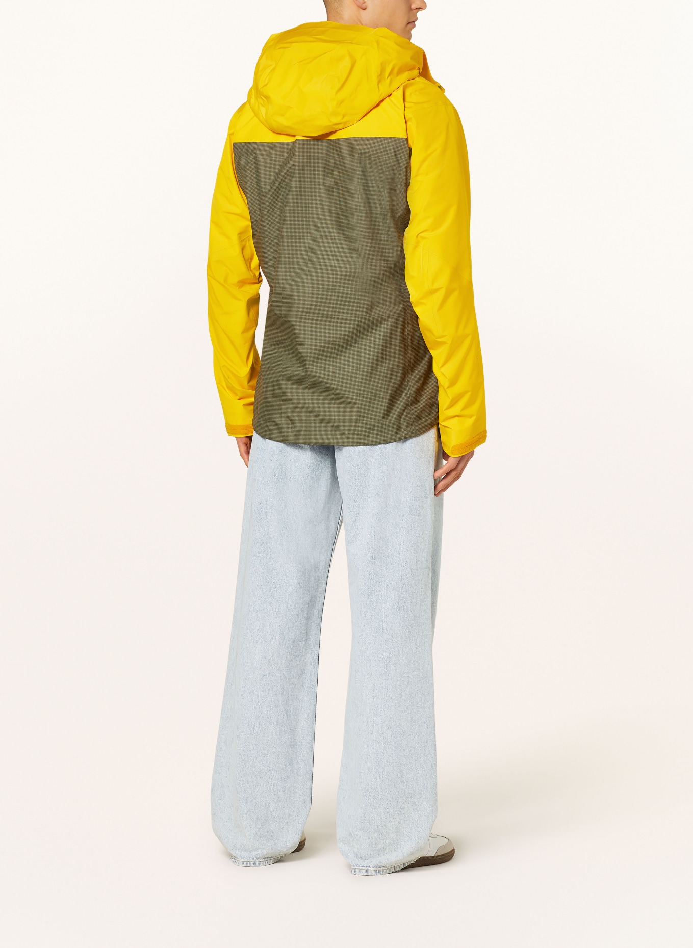 ARC'TERYX Outdoor jacket ALPHA, Color: DARK YELLOW/ OLIVE (Image 3)