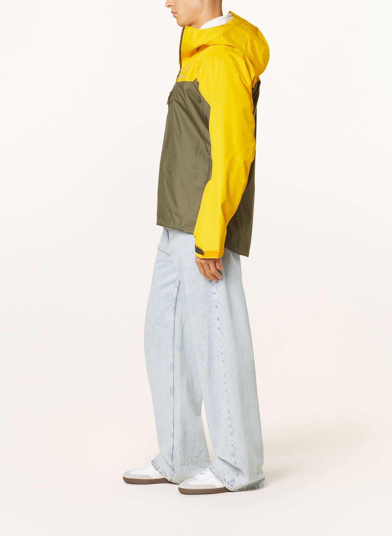 ARC'TERYX Outdoor jacket ALPHA, Color: DARK YELLOW/ OLIVE (Image 4)