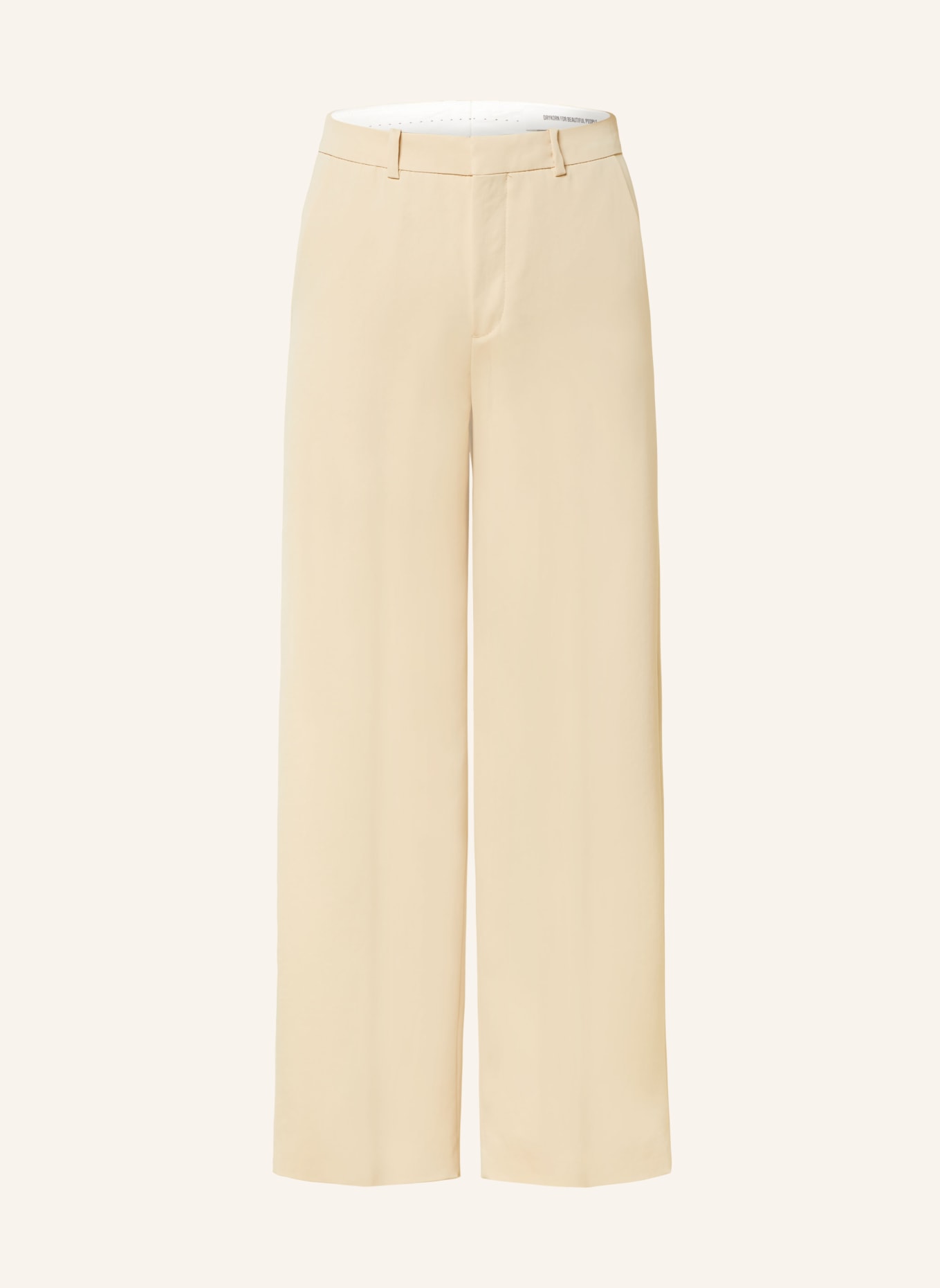 DRYKORN Wide leg trousers DESK, Color: LIGHT BROWN (Image 1)