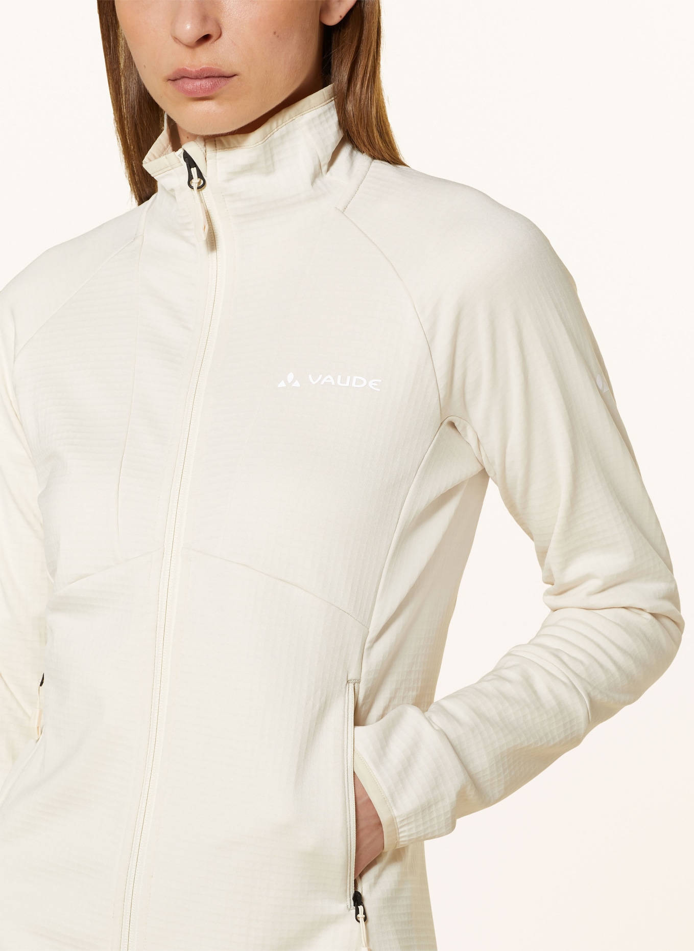 VAUDE Fleecejacke MONVISO: ECRU