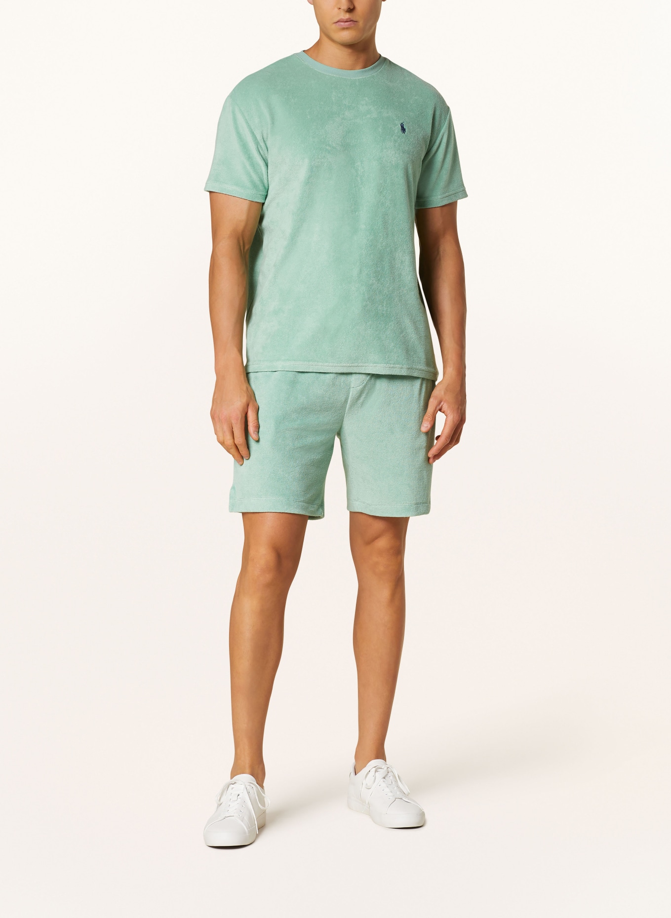 POLO RALPH LAUREN Terry cloth shorts, Color: LIGHT GREEN (Image 2)