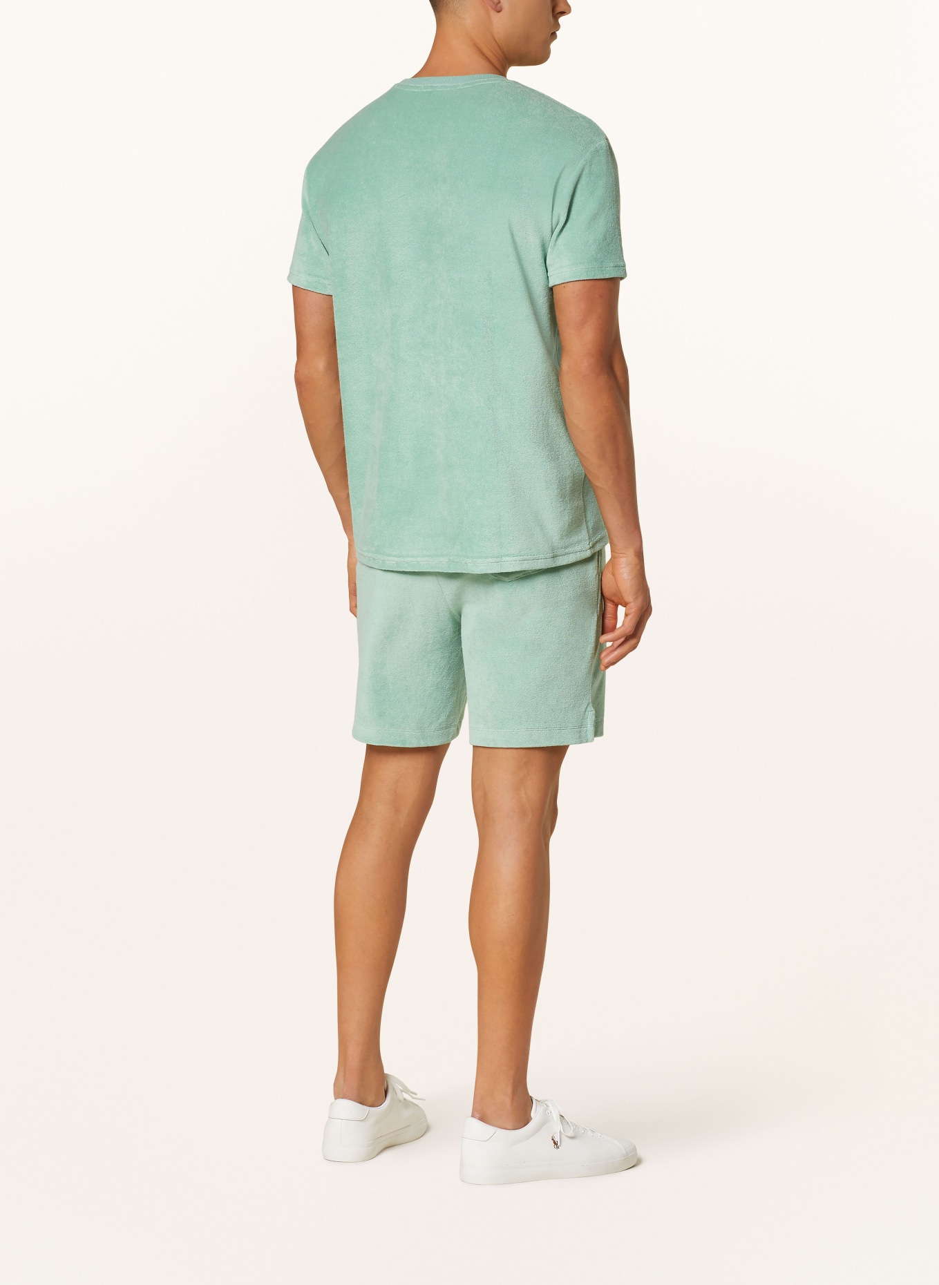 POLO RALPH LAUREN Terry cloth shorts, Color: LIGHT GREEN (Image 3)