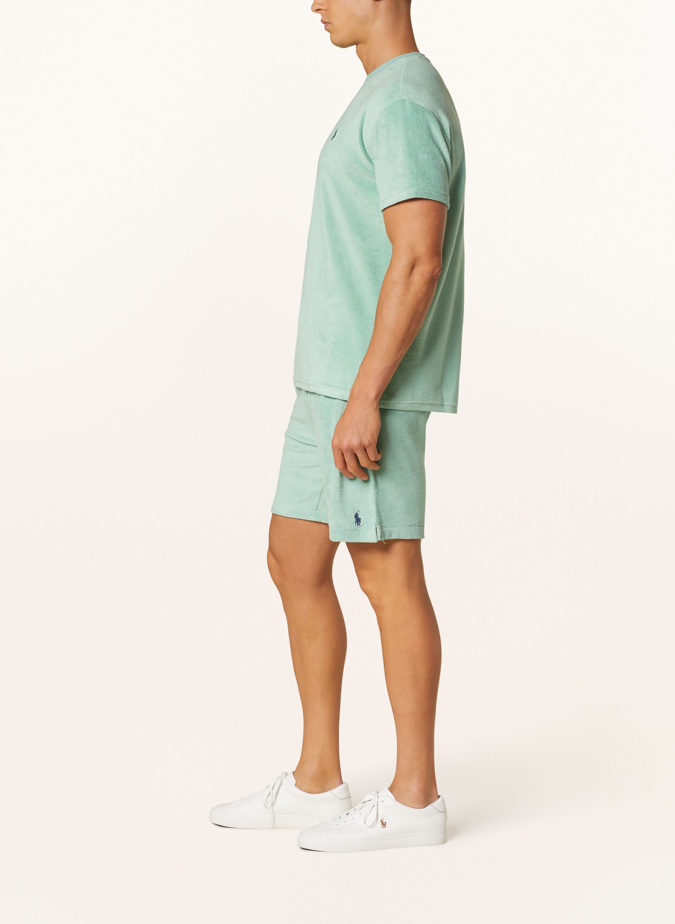 POLO RALPH LAUREN Terry cloth shorts, Color: LIGHT GREEN (Image 4)