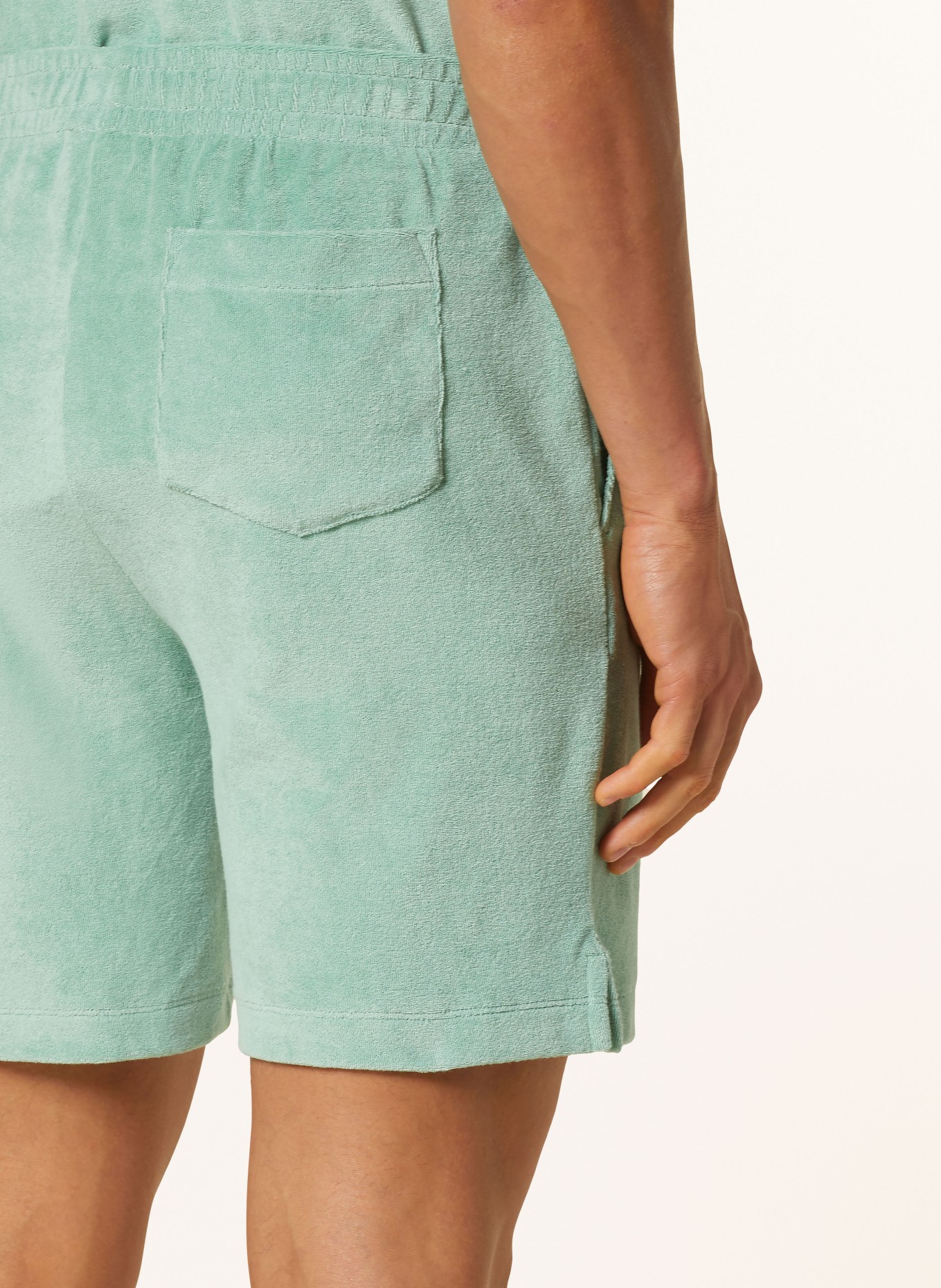 POLO RALPH LAUREN Terry cloth shorts, Color: LIGHT GREEN (Image 6)