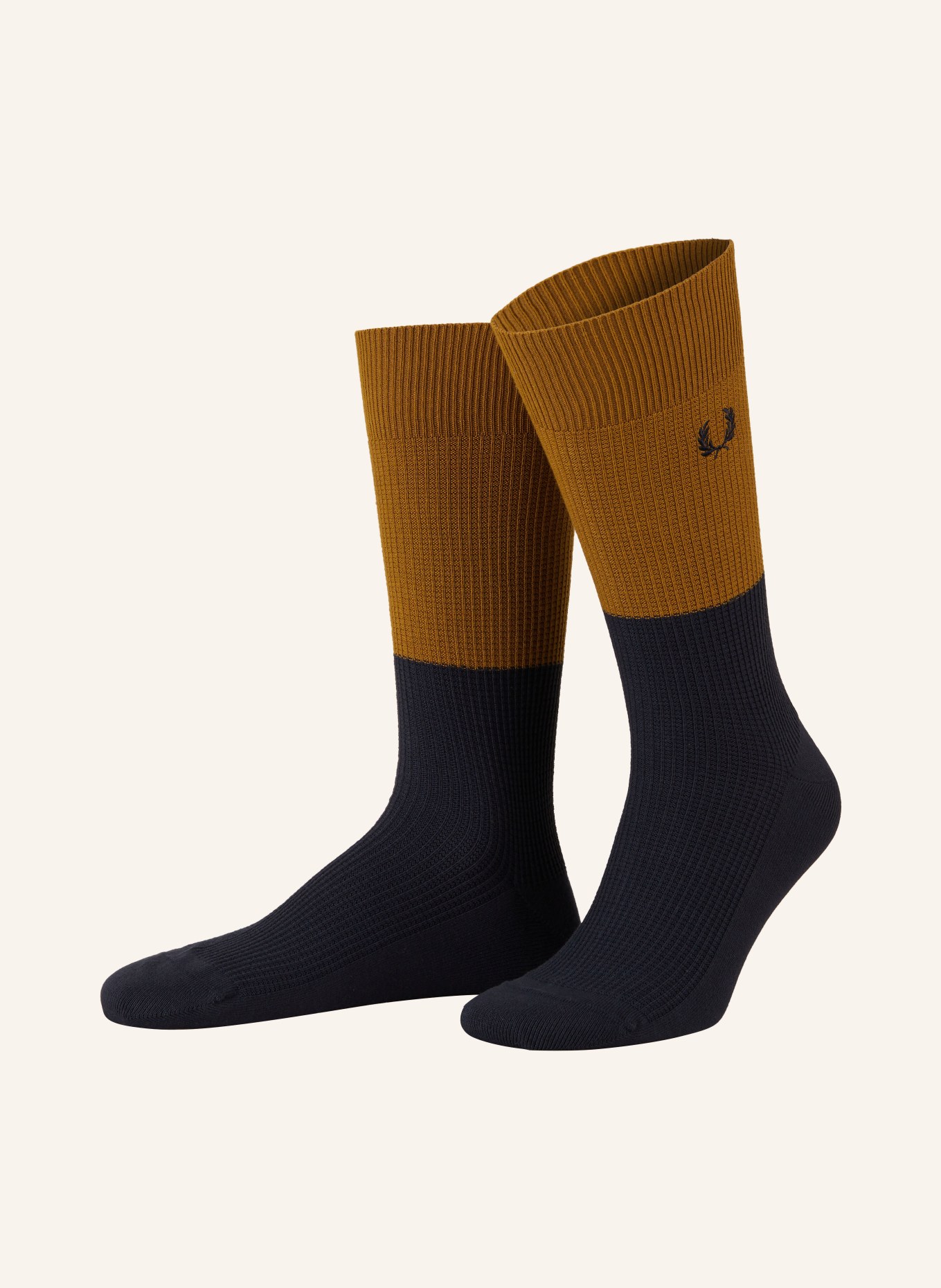 FRED PERRY Socks, Color: T86 DRK CARML/NVY (Image 1)