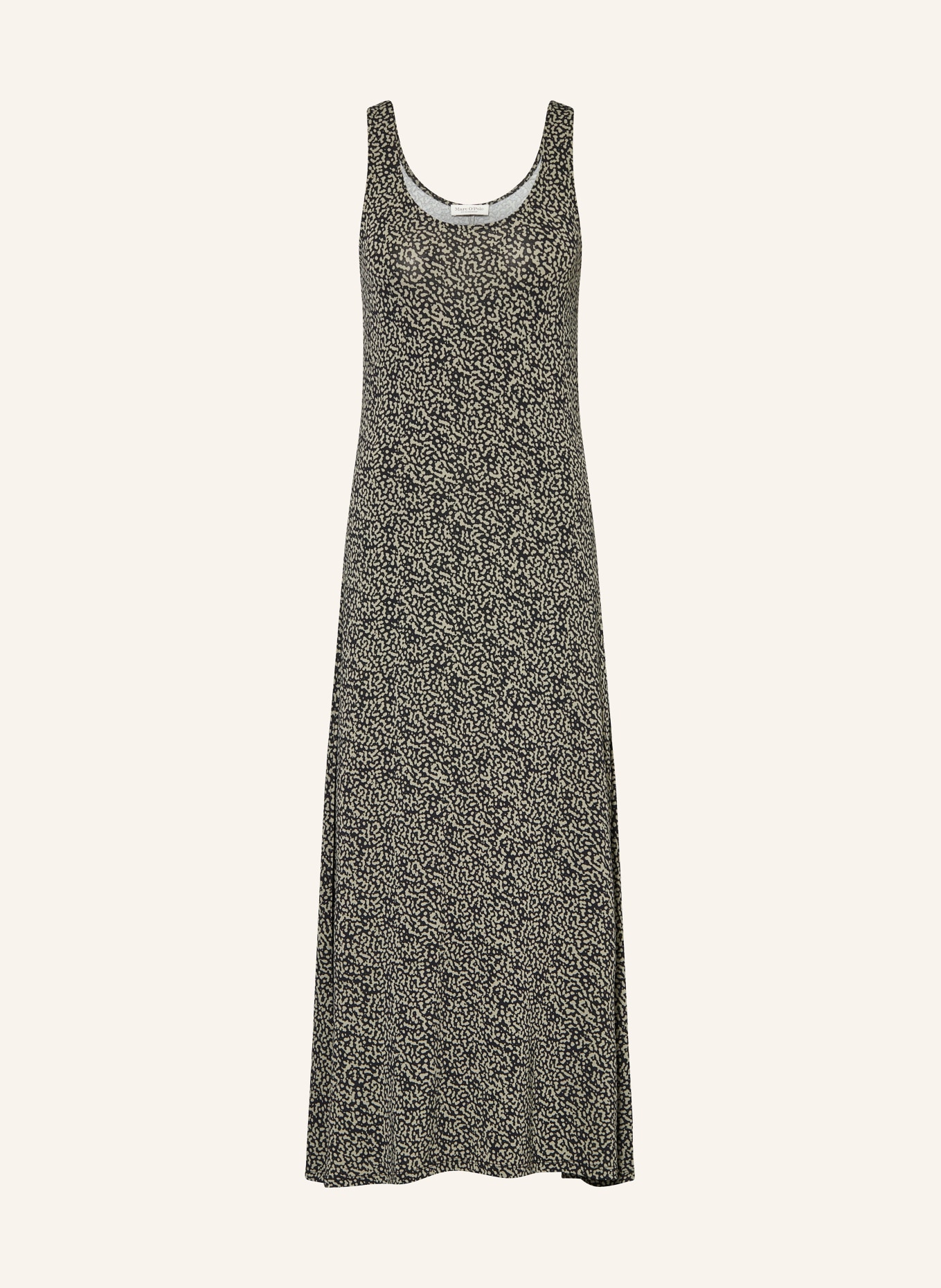 Marc O'Polo Jerseykleid: SCHWARZ / TAUPE