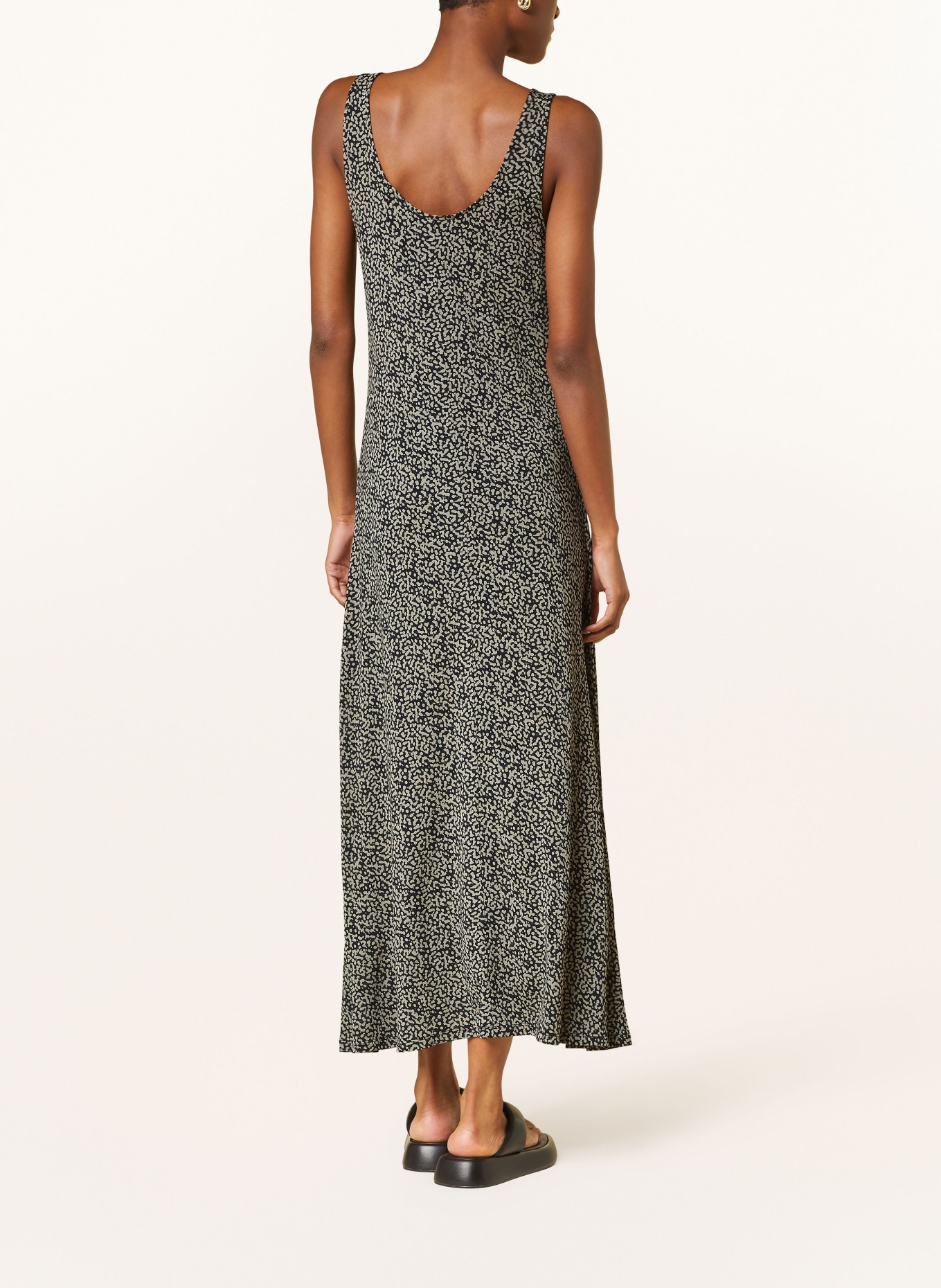 Marc O'Polo Jerseykleid: SCHWARZ / TAUPE