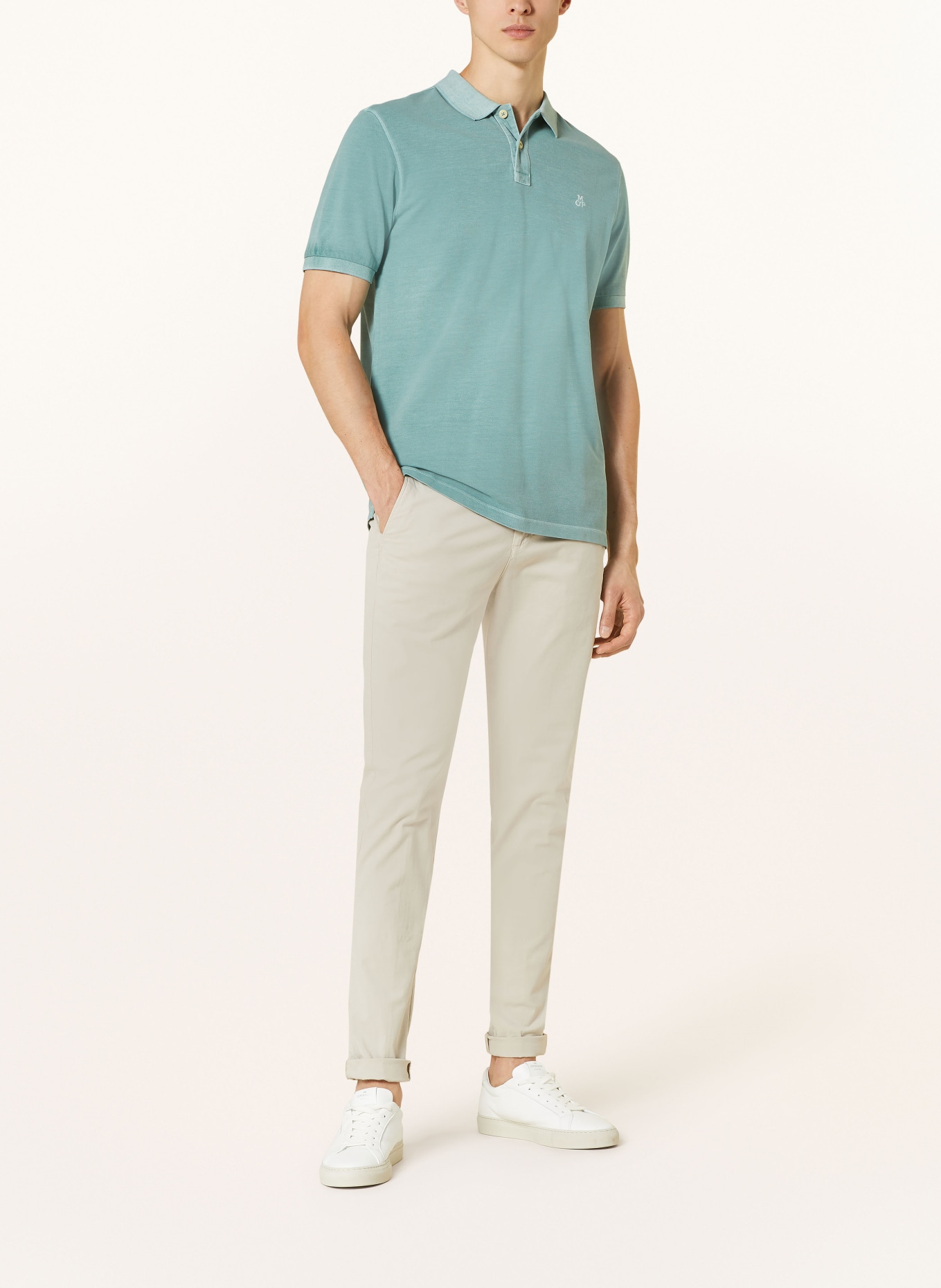 Marc O'Polo Piqué polo shirt regular fit: LIGHT GREEN